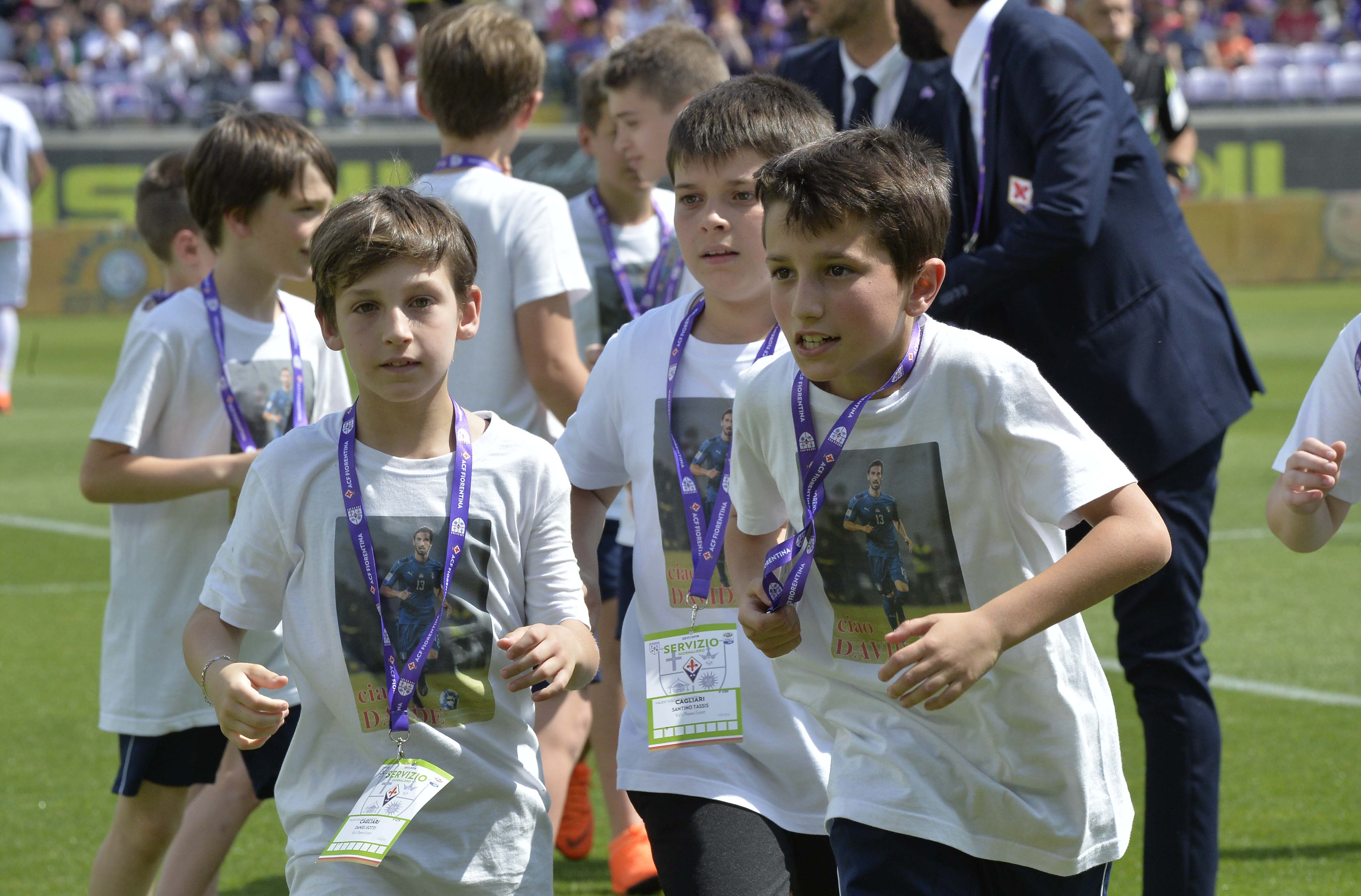 FIORENTINA-CAGLIARI 13-05-2108 IN RICORDO DI DAVIDE ASTORI. SILPRESS/GALASSI SILVANO