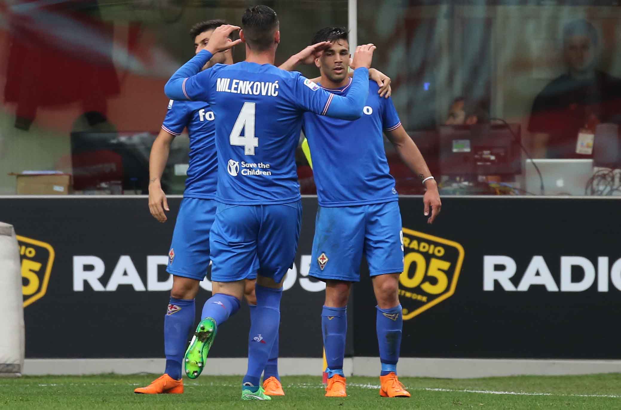 MILAN-FIORENTINA 20-05-2018 ESULTANZA DI GIOVANNI SIMEONE. SILPRESS/ALBERTO MARIANI