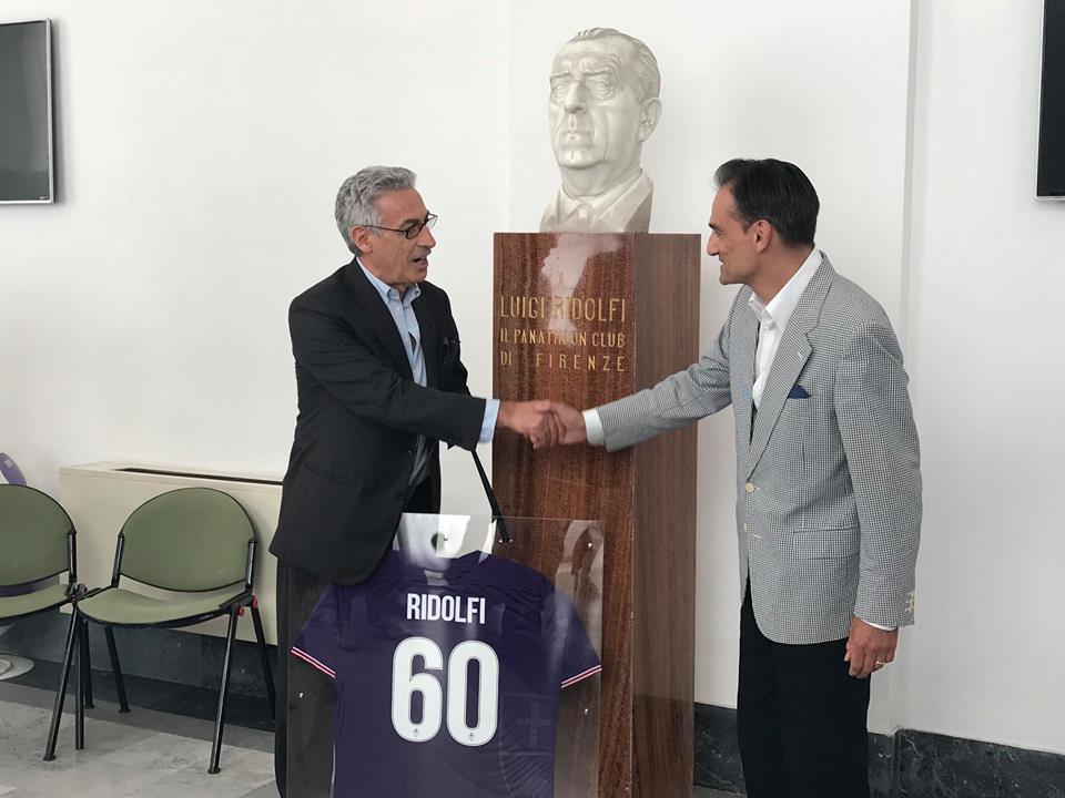 Cerimonia per i 60 anni della morte del Marchese Ridolfi. L'omaggio della Fiorentina (FOTO)