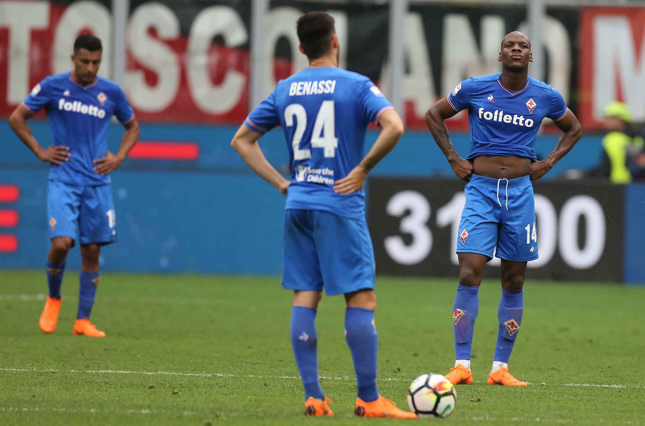 MILAN-FIORENTINA 20-05-2018. DELUSIONE DABO. SILPRESS/ALBERTO MARIANI