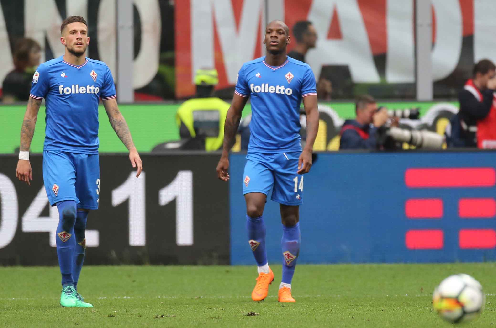 MILAN-FIORENTINA 20-05-2018. CRISTIANO BIRAGHIE DABO DELUSI SILPRESS/ALBERTO MARIANI