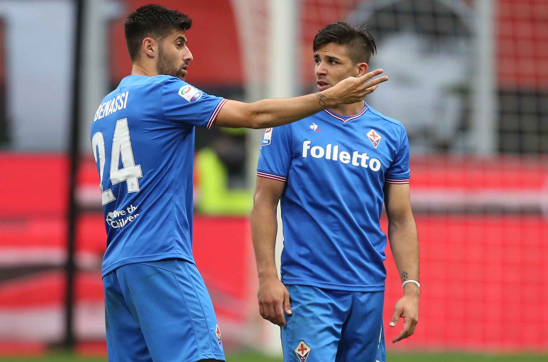 Il Milan fa a fette una Fiorentina d'emergenza: finale triste