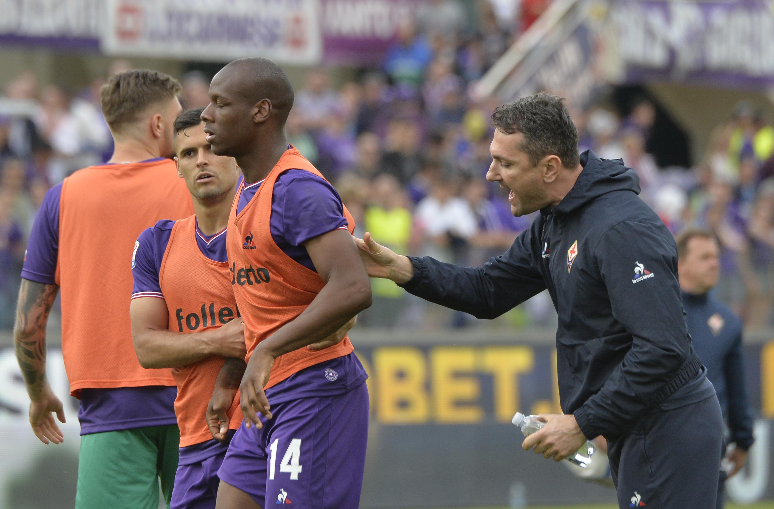 FIORENTINA-CAGLIARI 13-05-2018 RISSA A FINE PARTITA DABO. SILPRESS/GALASSI SILVANO