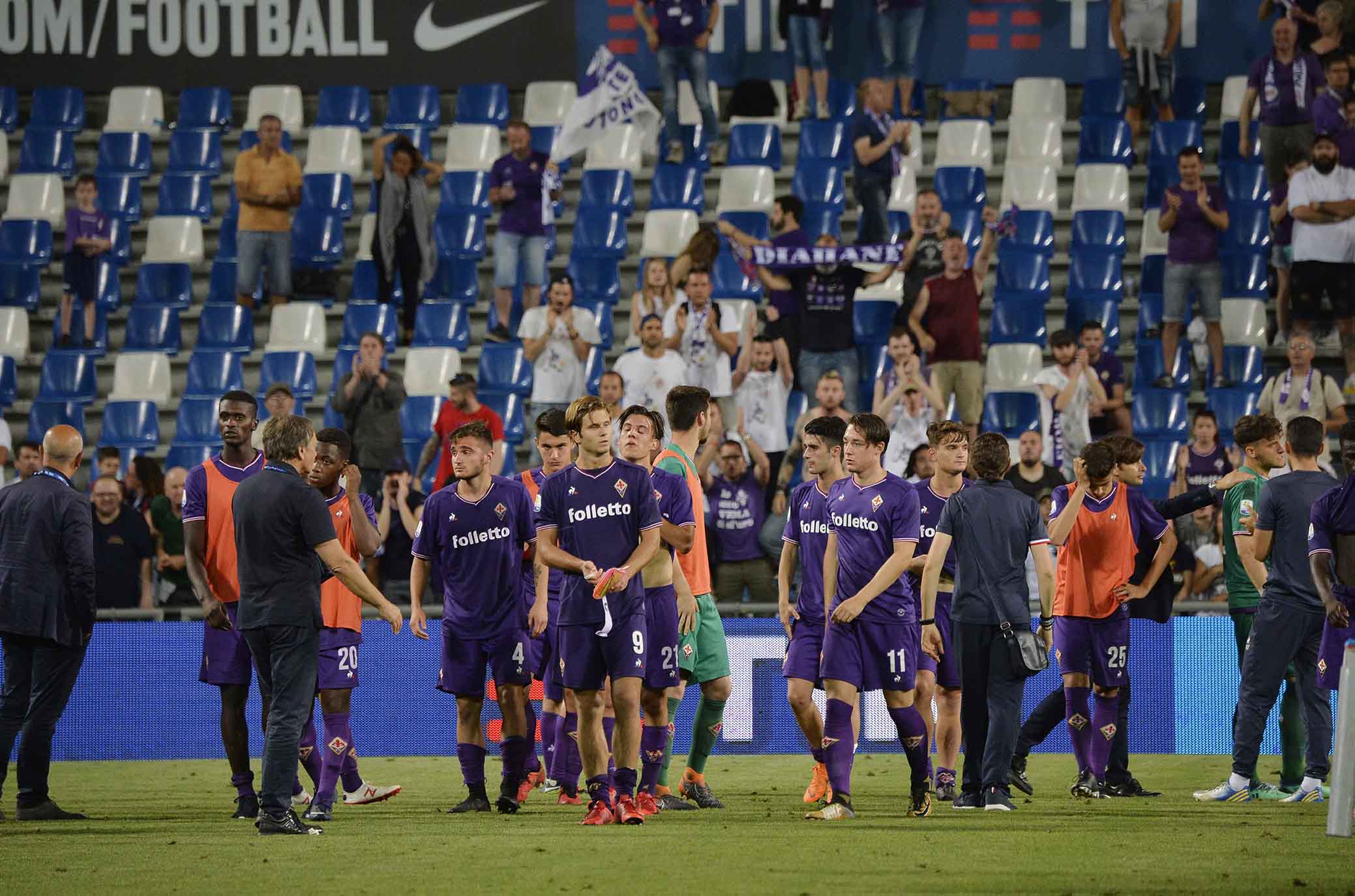 FIORENTINA PRIMAVERA-INTER 09-06-2018 I RAGAZZI DELUSI. SILPRESS/GALASSI SILVANO