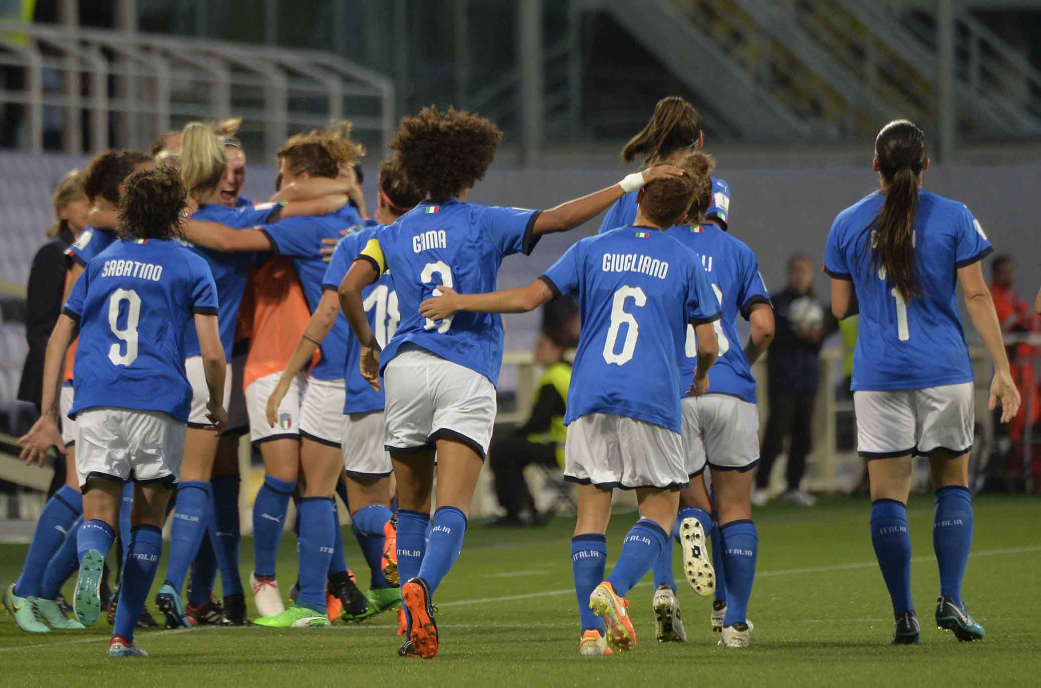 ITALIA-PORTOGALLO WOMEN'S WORLD CUP 08-06-2018 ESULTANZA DOPO IL GOL DELLA CRISTIANA GIRELLI. SILPRESS/GALASSI SILVANO