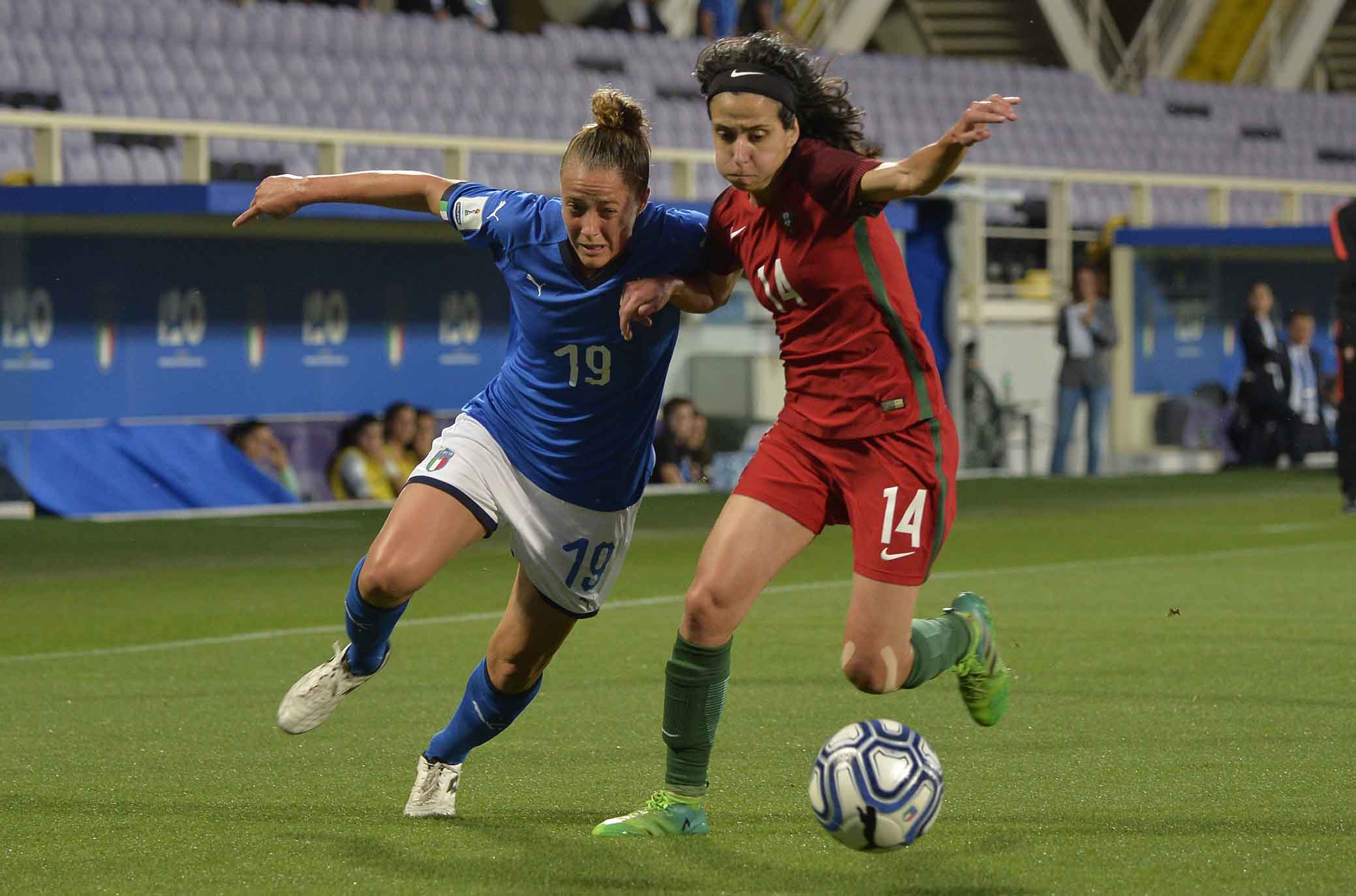 ITALIA-PORTOGALLO WOMEN'S WORLD CUP 08-06-2018 AURORA GALLI E DOLORES SILVA. SILPRESS/GALASSI SILVANO