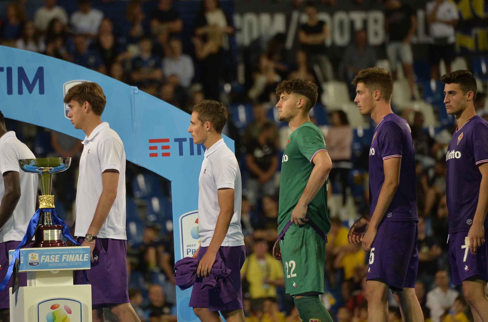 FIORENTINA PRIMAVERA-INTER 09-06-2018 delusione. SILPRESS/GALASSI SILVANO
