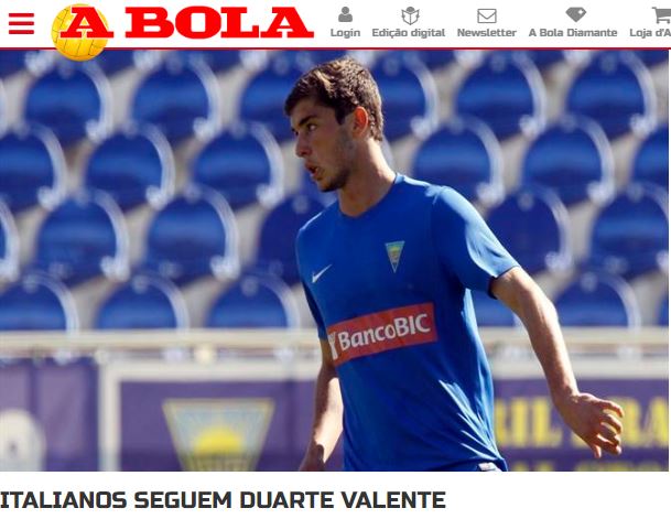 Dal Portogallo, Fiorentina e Udinese sul giovane Duarte Valente