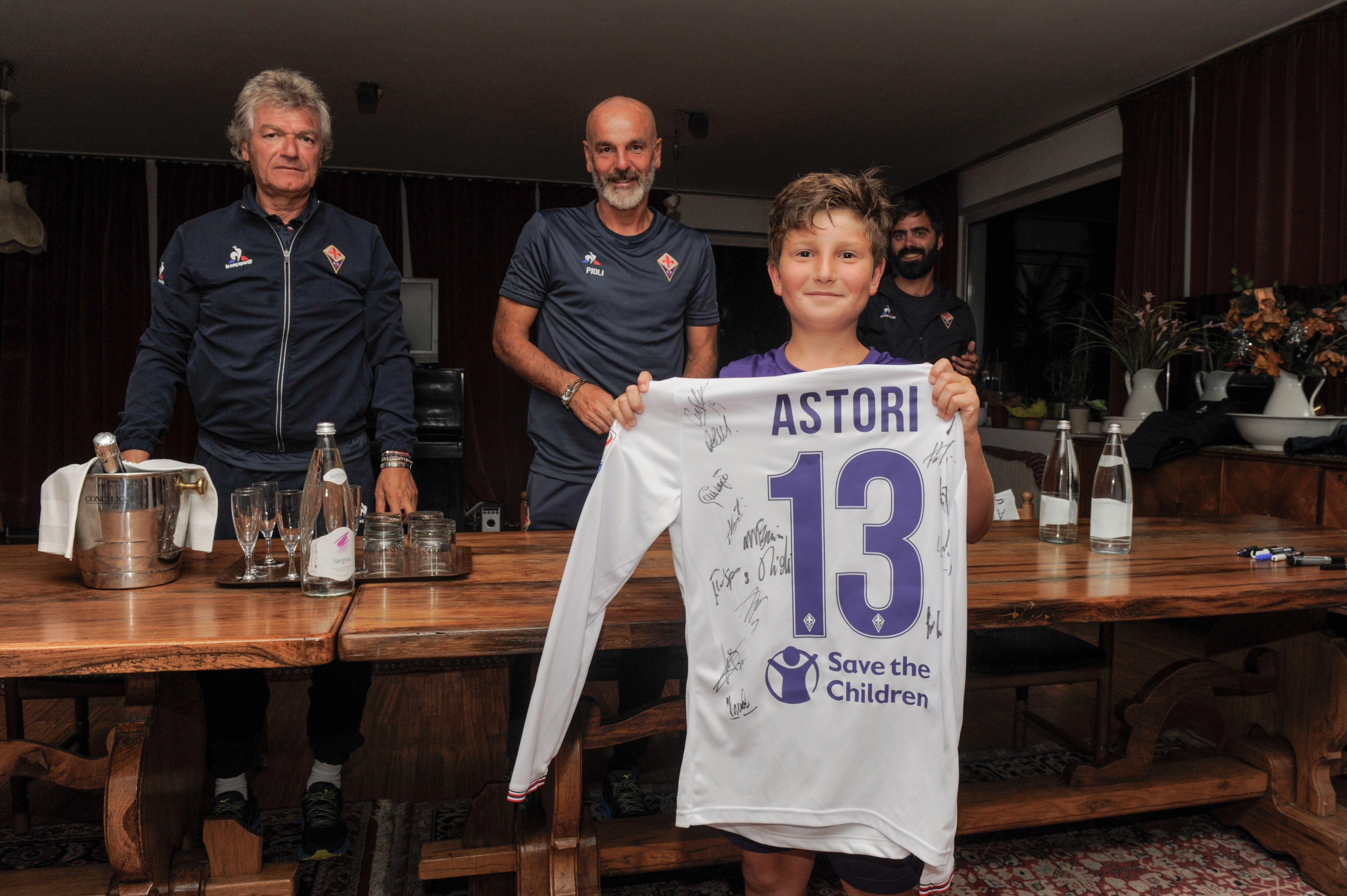 Pioli e Antognoni al Viola Camp Vigo di Fassa - Foto di Acf Fiorentina