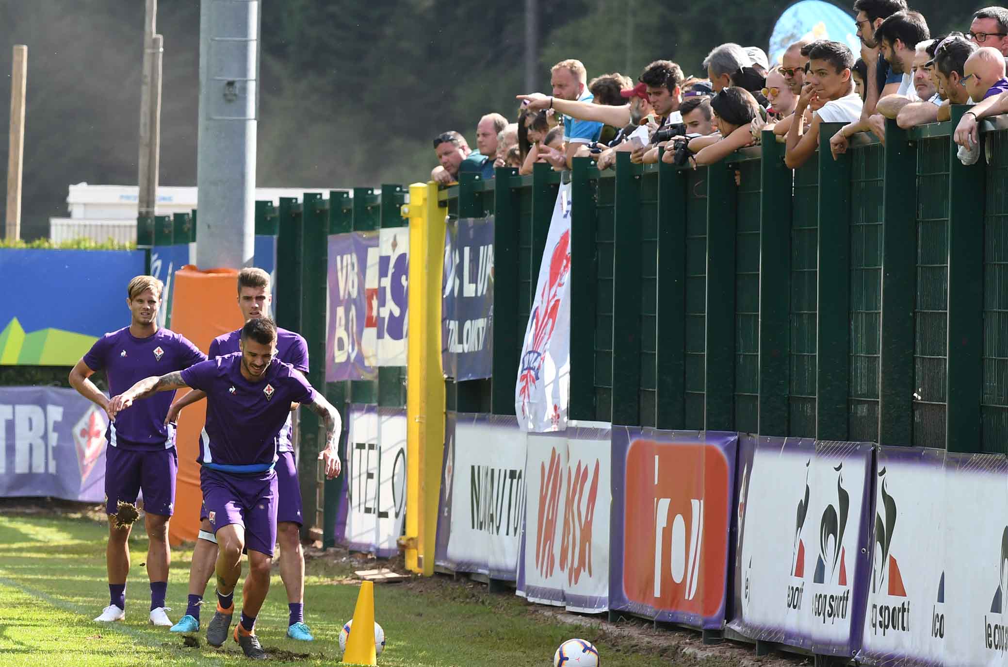 FIORENTINA RITIRO MOENA 09-07-2018 ALLENAMENTO POMERIDIANO. SILPRESS/GALASSI SILVANO