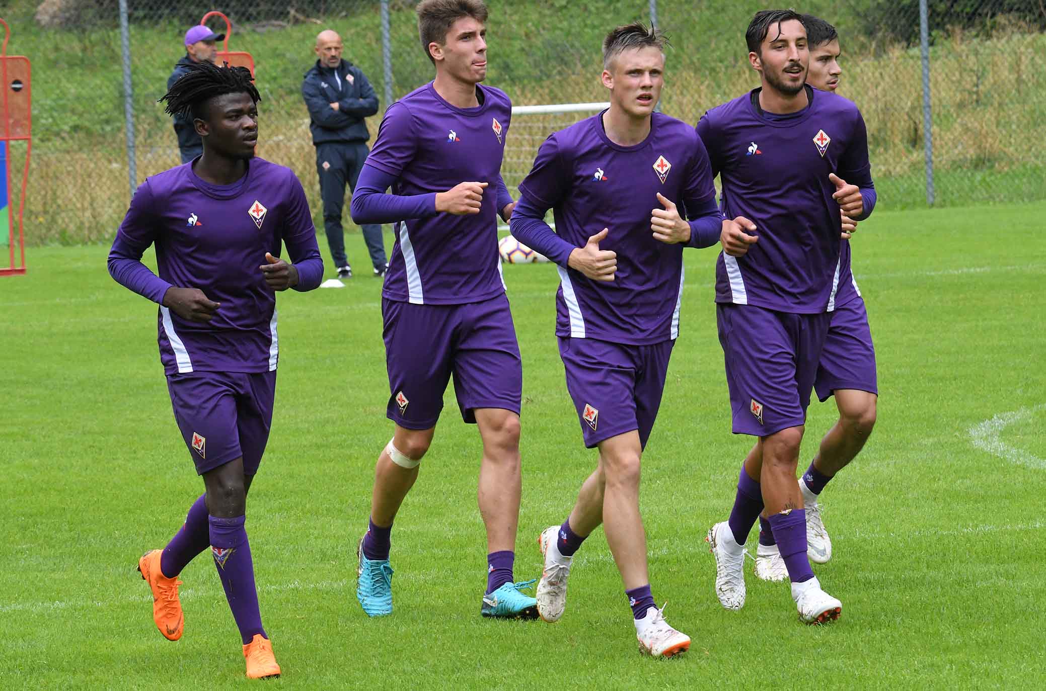 Fiorentina, dopo la biciclettata il pranzo di gruppo (FOTO)