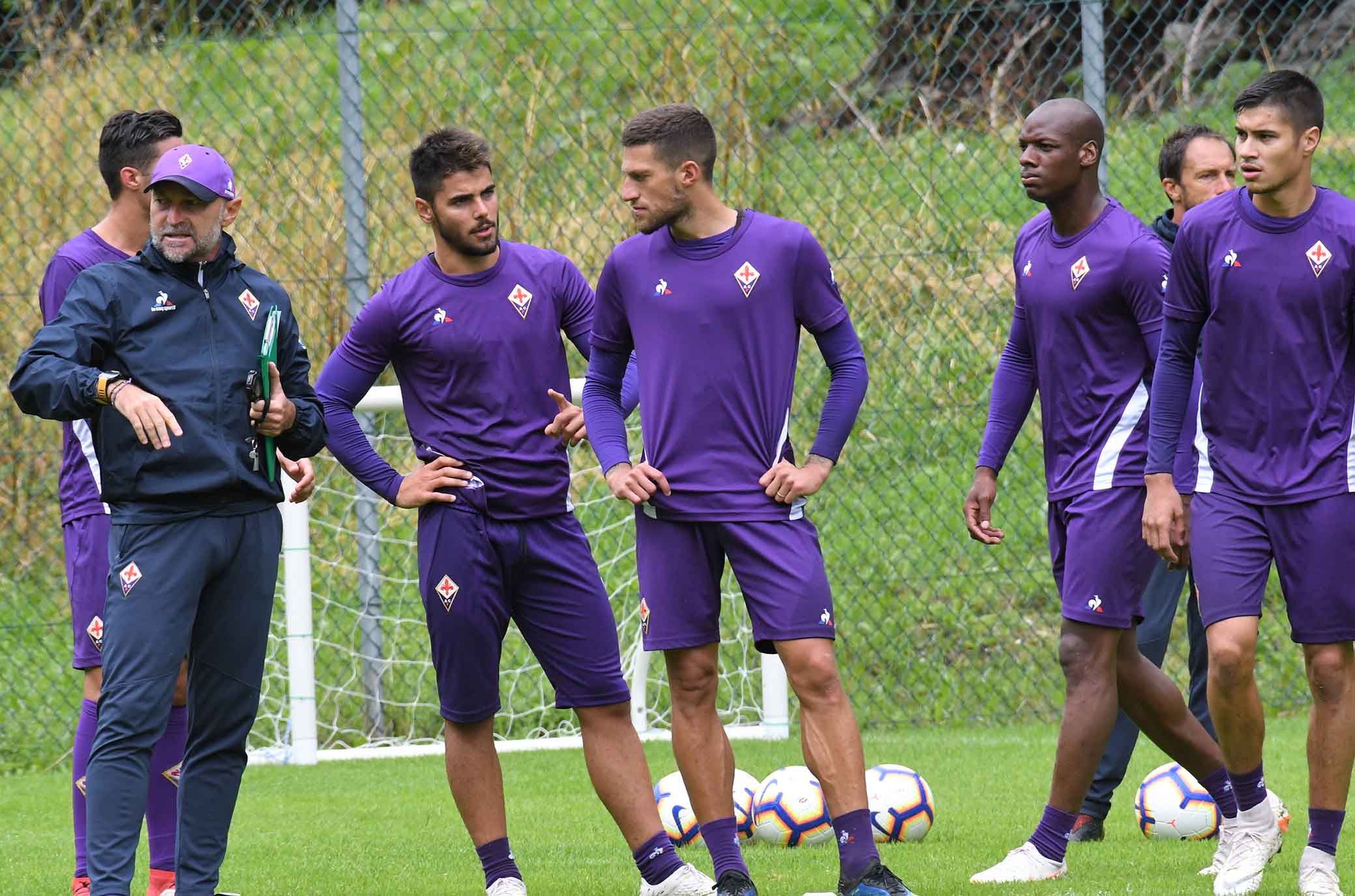 FIORENTINA RITIRO DI MOENA 15-07-2018. GRUPPO. SILPRESS/GALASSI SILVANO