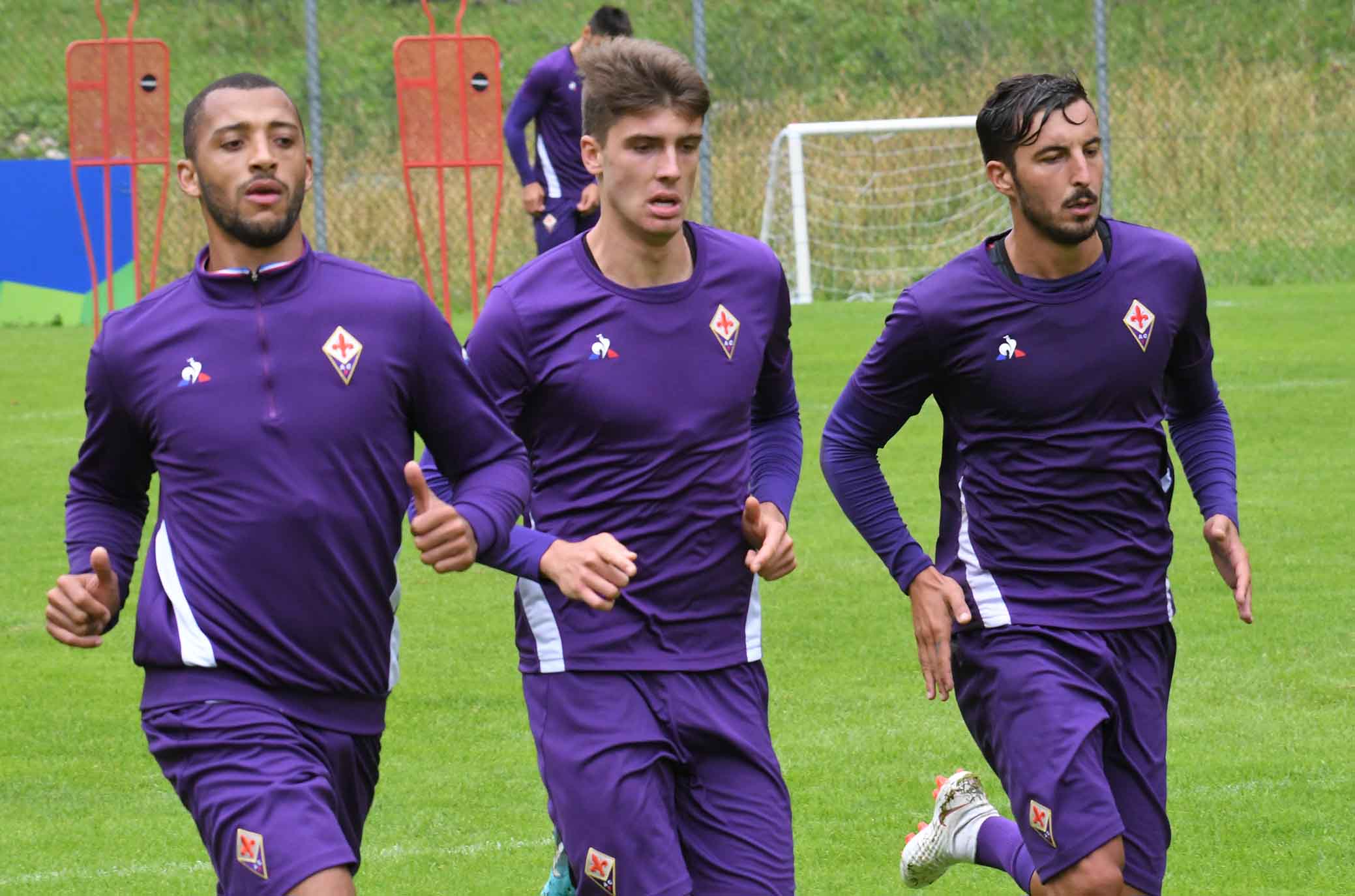 Moena, allenamento pomeridiano bagnato. Pioggia e grandine su Moena (FOTO)