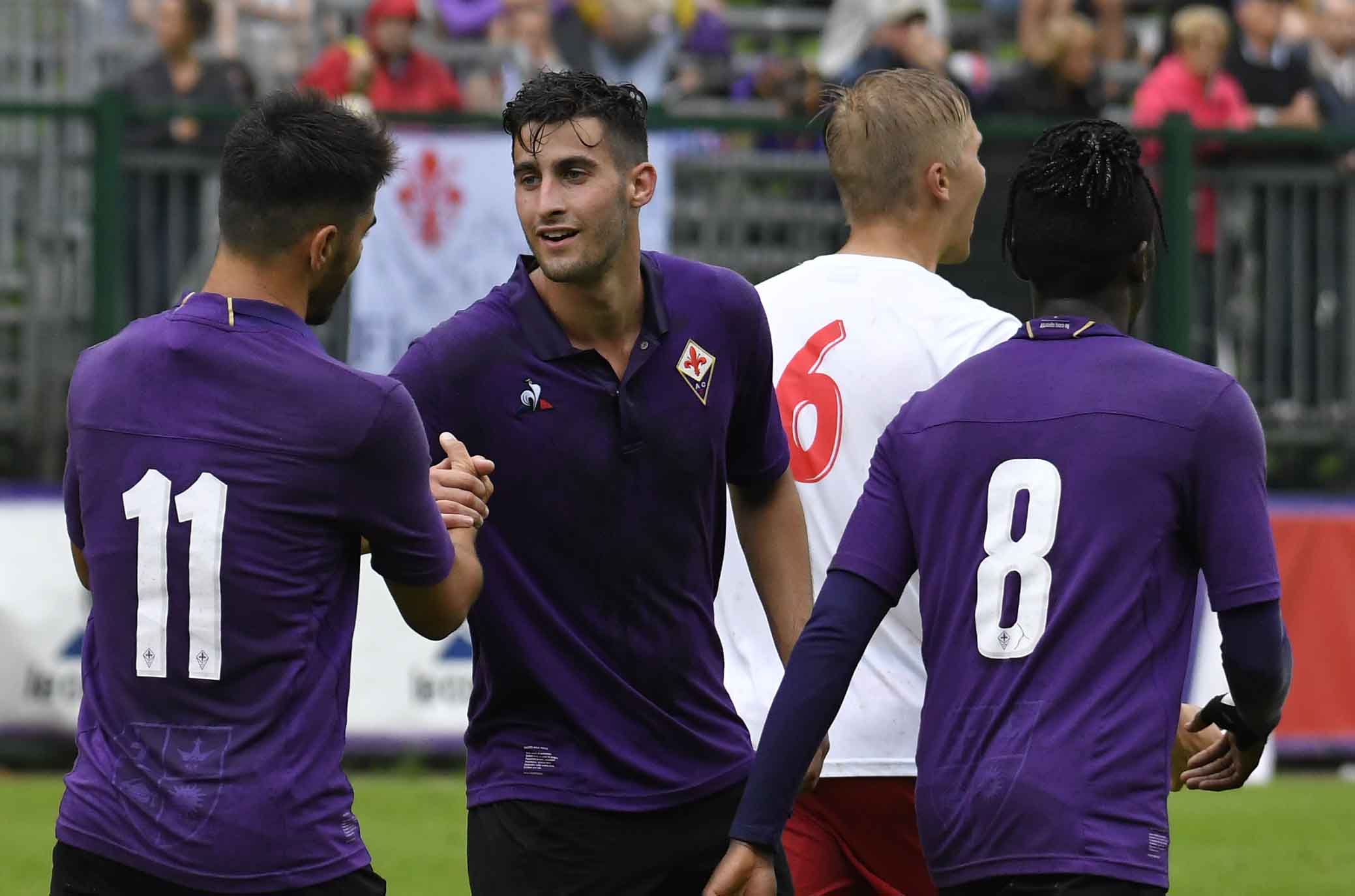FIORENTINA-REAL VICENZA 20-07-2018 ESULTANZA. SILPRESS/GALASSI SILVANO