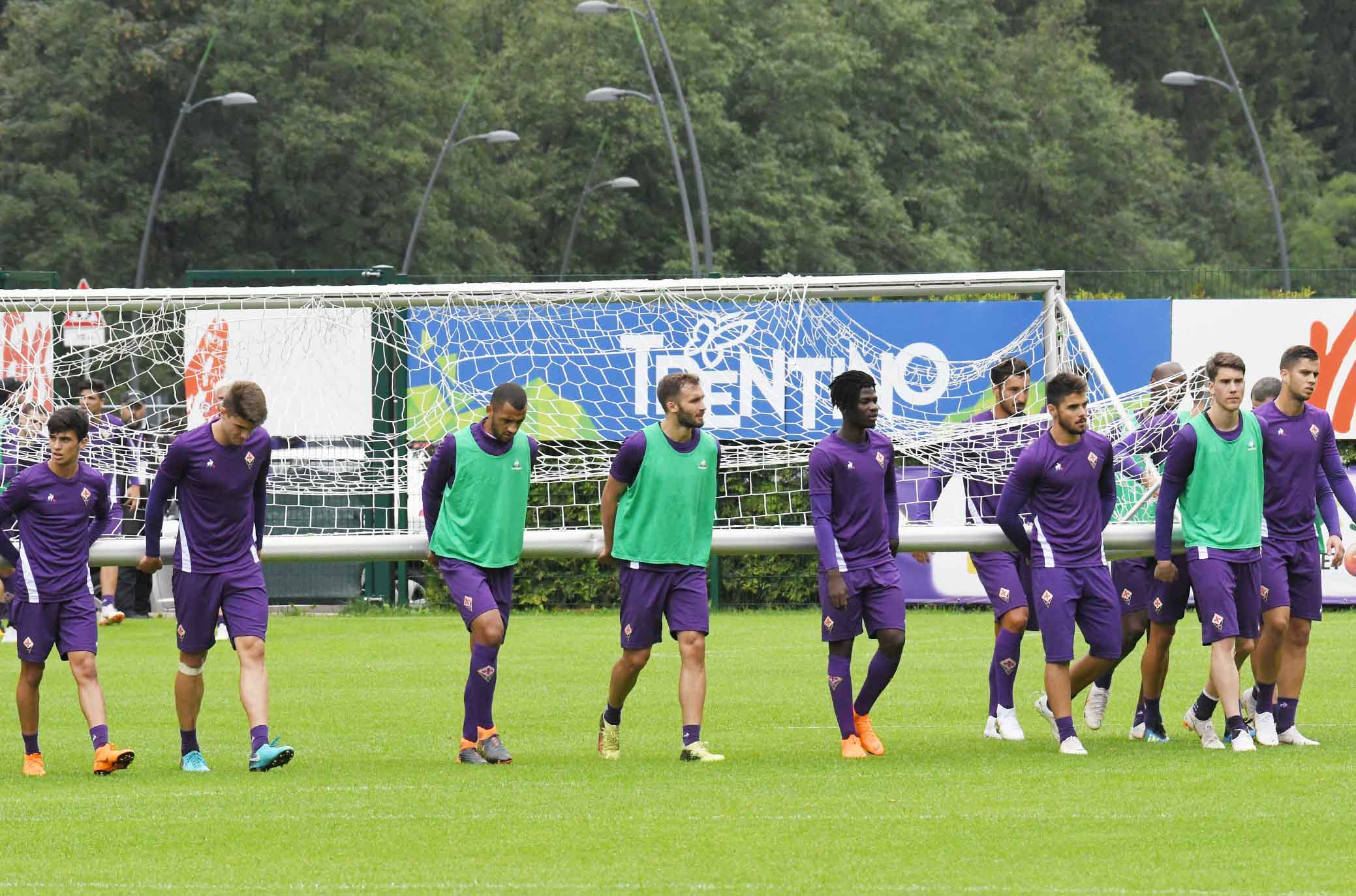 FIORENTINA RITIRO DI MOENA 15-07-2018. GRUPPO. SILPRESS/GALASSI SILVANO