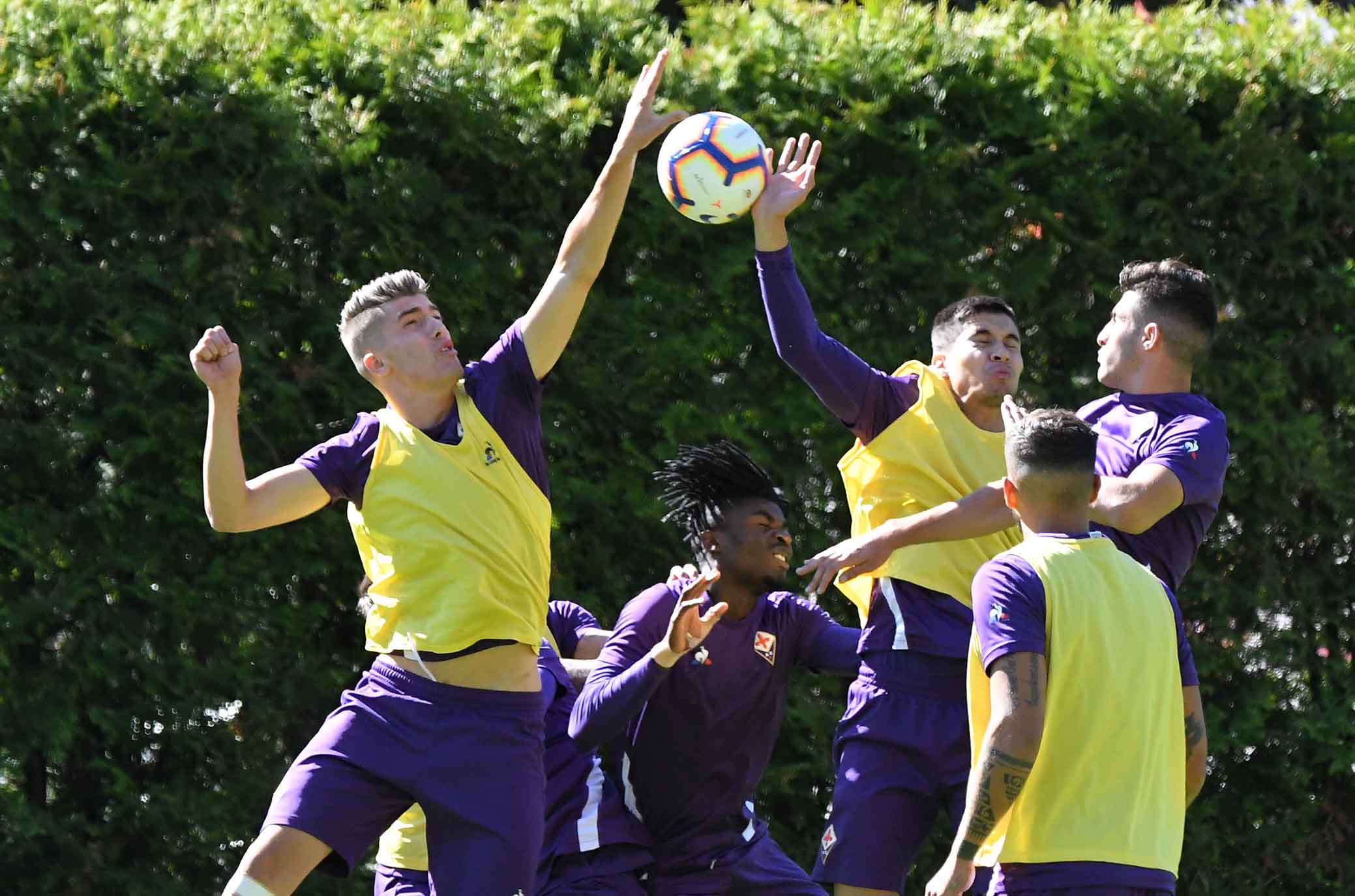 FIORENTINA RITIRO MOENA 16-07-2018. ALLENAMENTO MATTUTINO. SILPRESS/GALASSI SILVANO