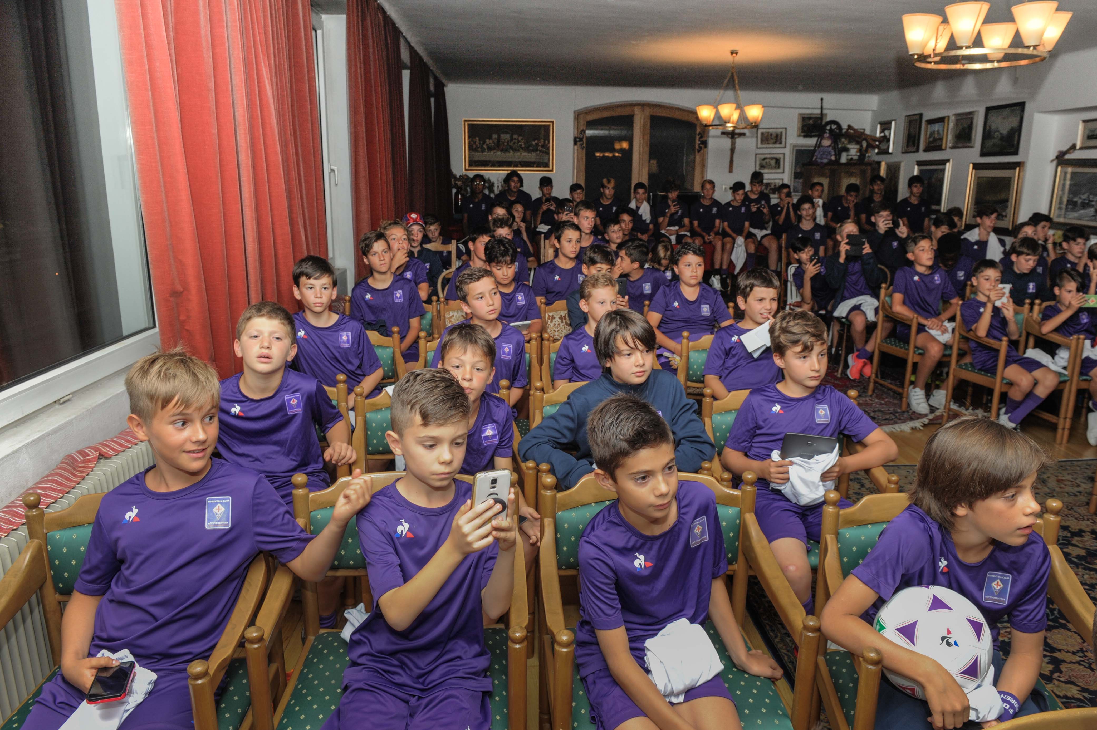 Pioli e Antognoni al Viola Camp Vigo di Fassa - Foto di Acf Fiorentina