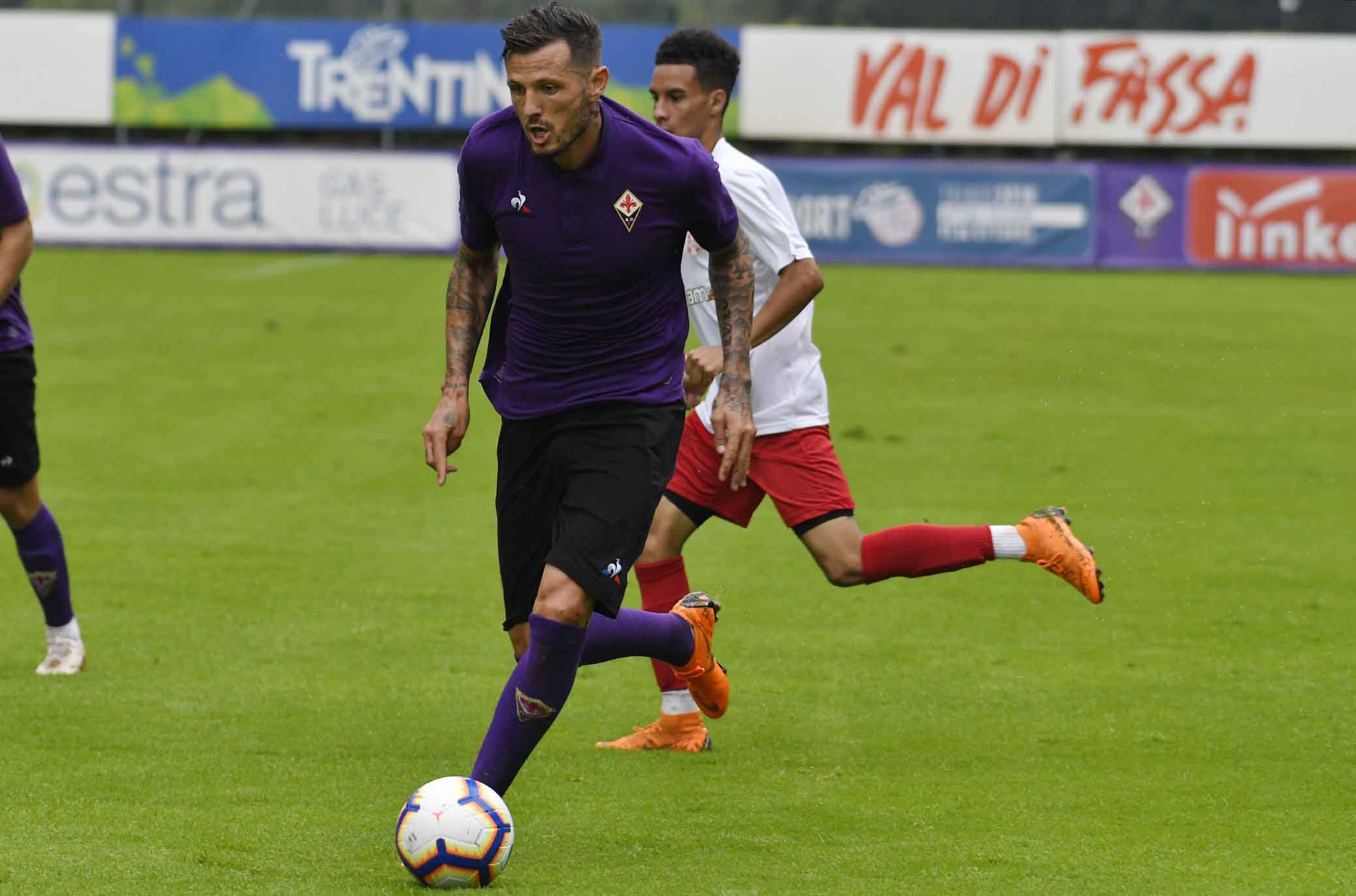 FIORENTINA-REAL VICENZA 20-07-2018 CYRIL THEREAU. SILPRESS/GALASSI SILVANO