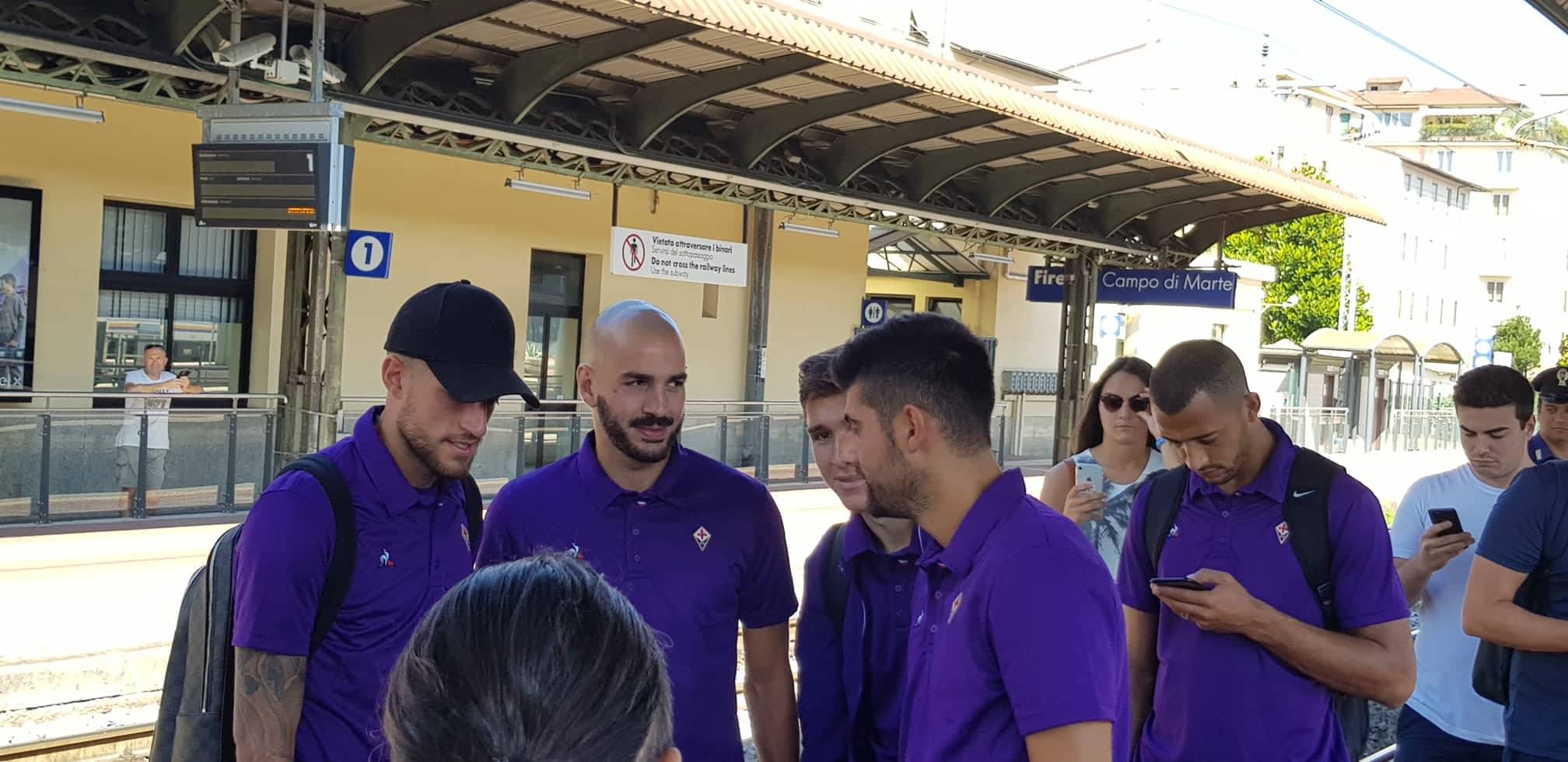 Fiorentina partita da Campo di Marte alla volta di Moena (FOTO-VIDEO)