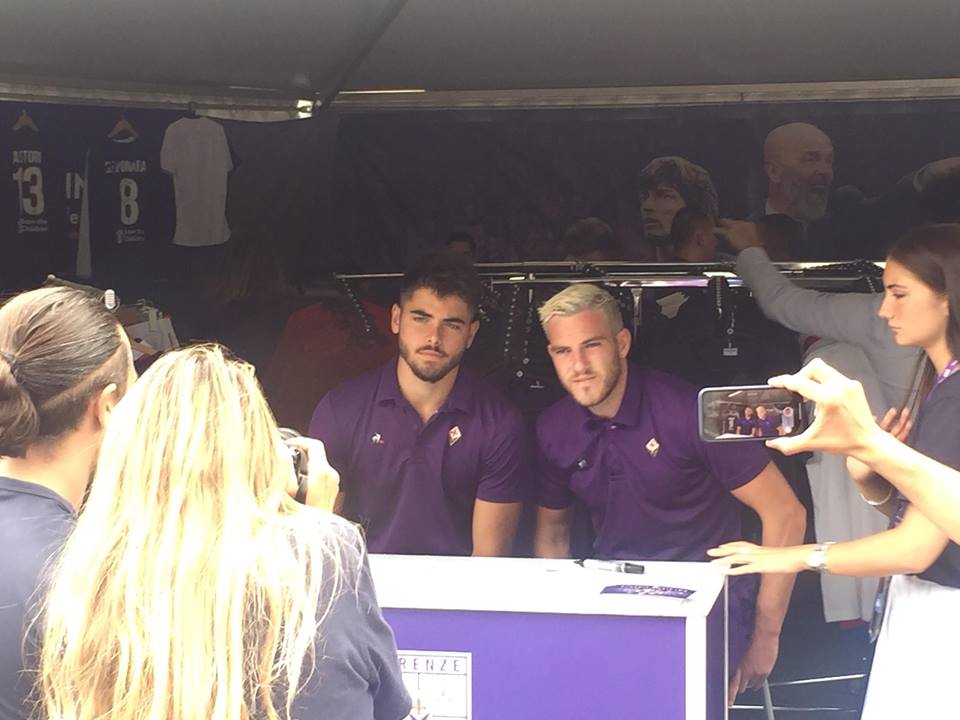 Viola Village, Veretout e Sottil presenti per foto ed autografi (FOTO)