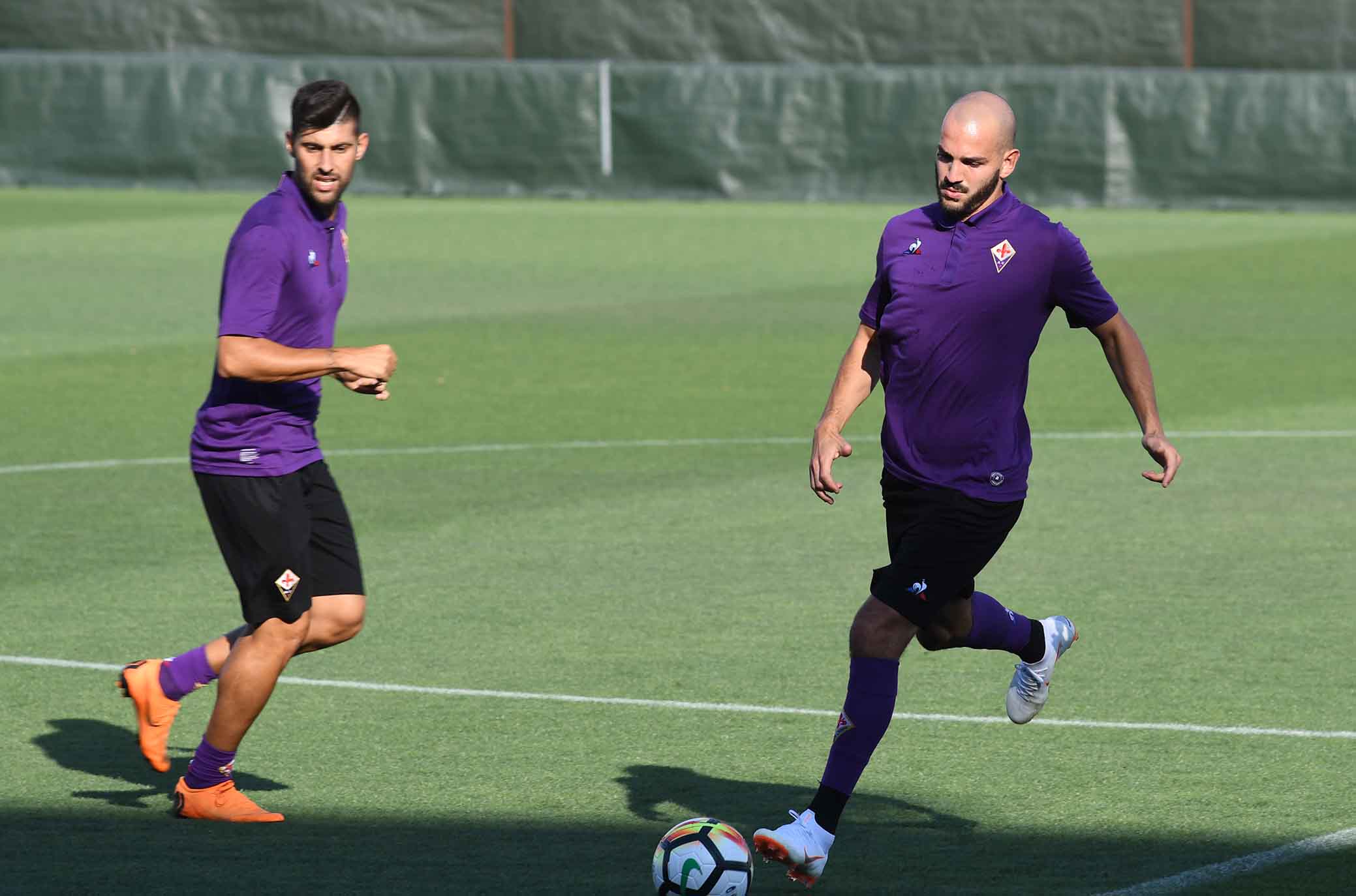 FIORENTINA 05-07-2018 ALLENAMENTO AL FRANCHI A PORTE APERTE PRIMA DI PARTIRE PER MOENA. RICCARDO SAPONARA SILPRESS/GALASSI SILVANO