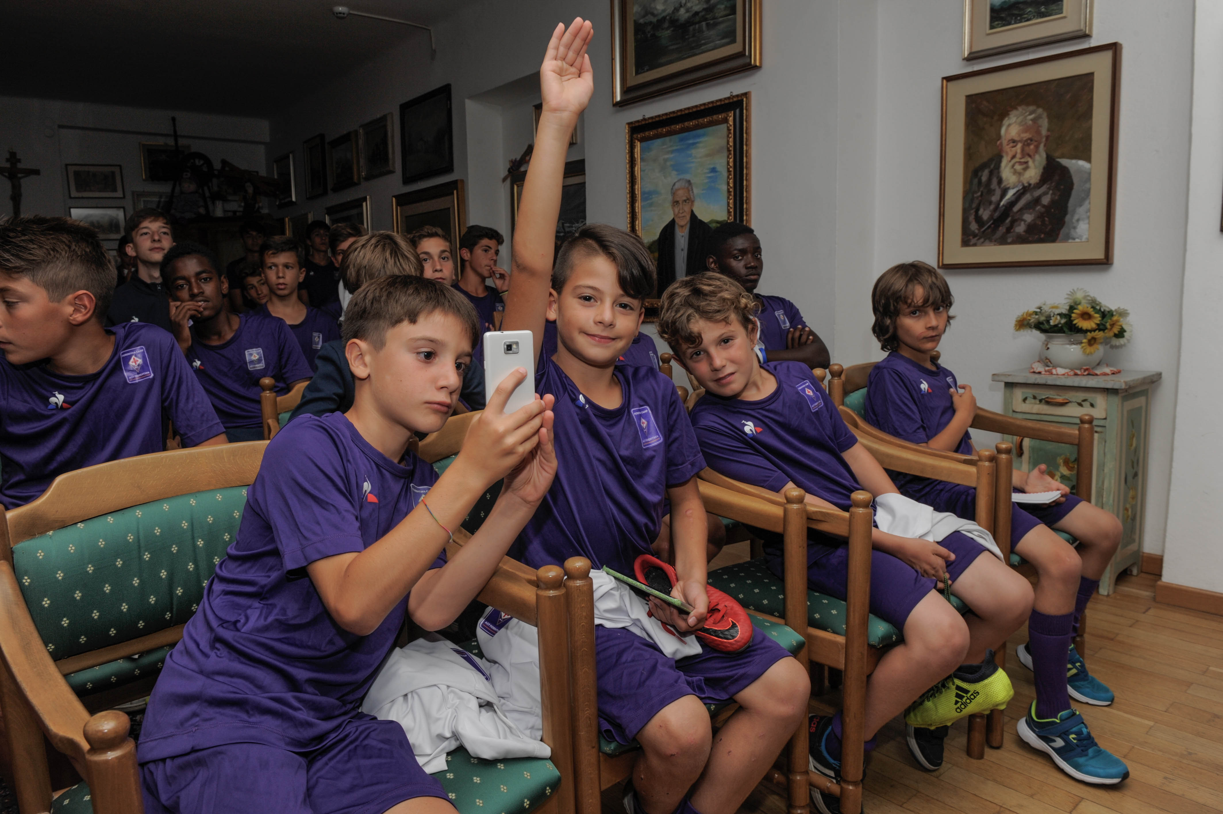 Pioli e Antognoni al Viola Camp Vigo di Fassa - Foto di Acf Fiorentina