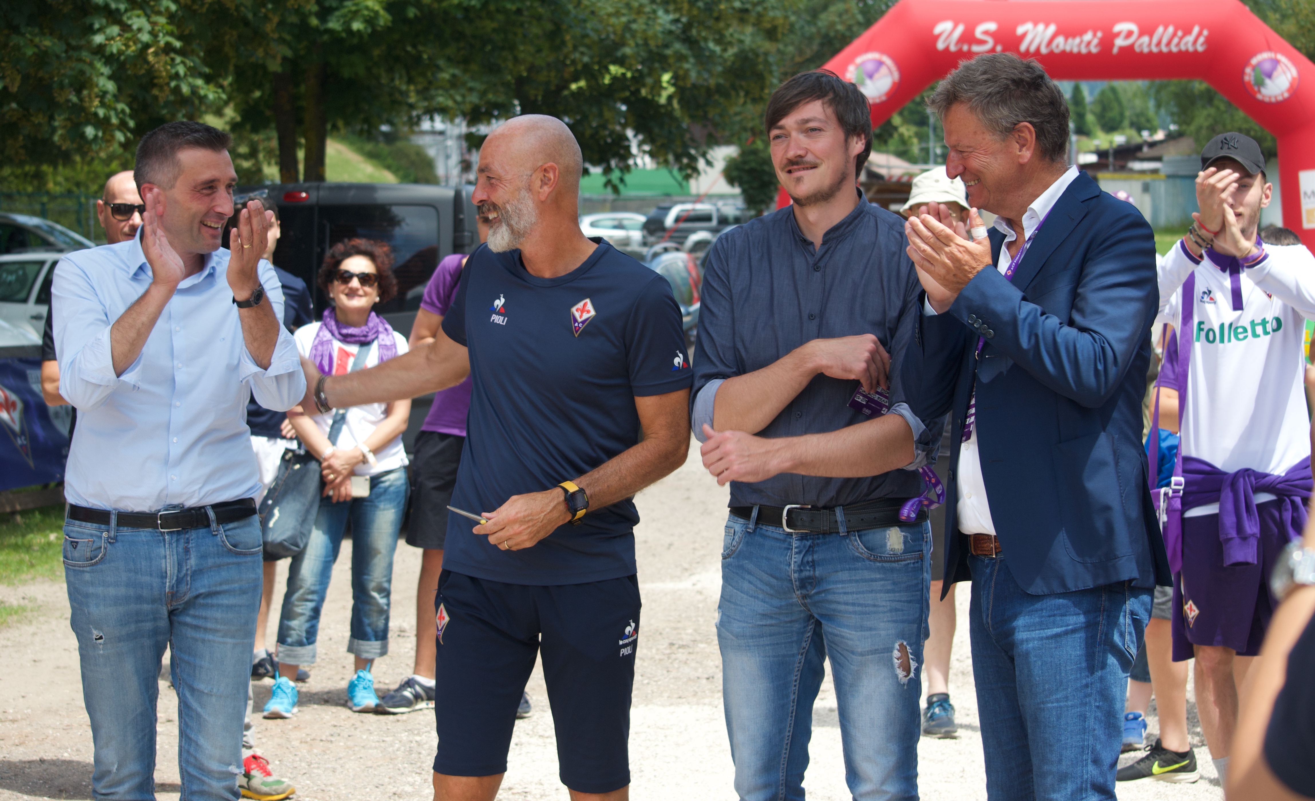 Pioli taglia il nastro del Viola Village (FOTO)