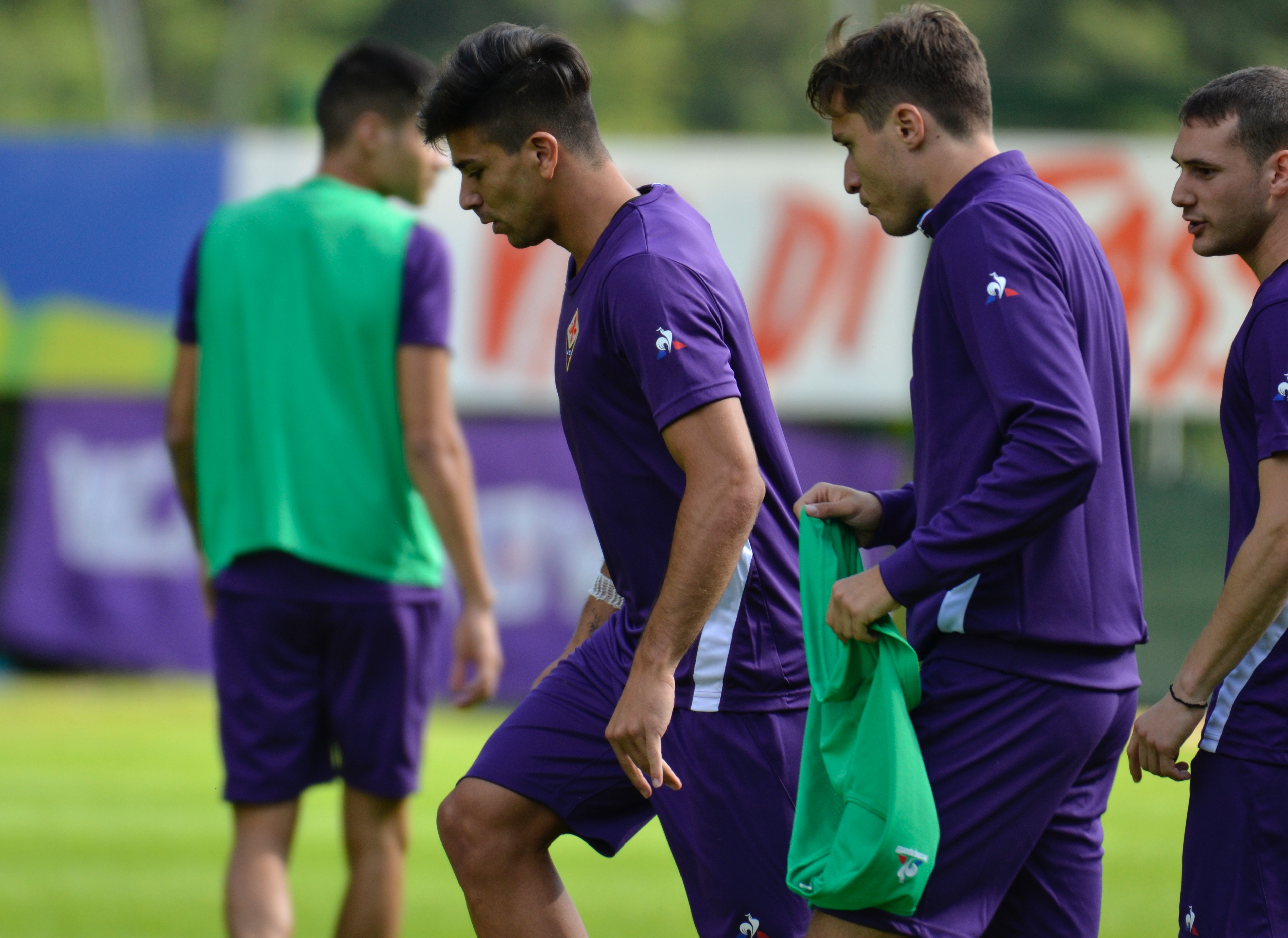 Allenamento pomeridiano Moena secondo giorno - Simeone e Chiesa