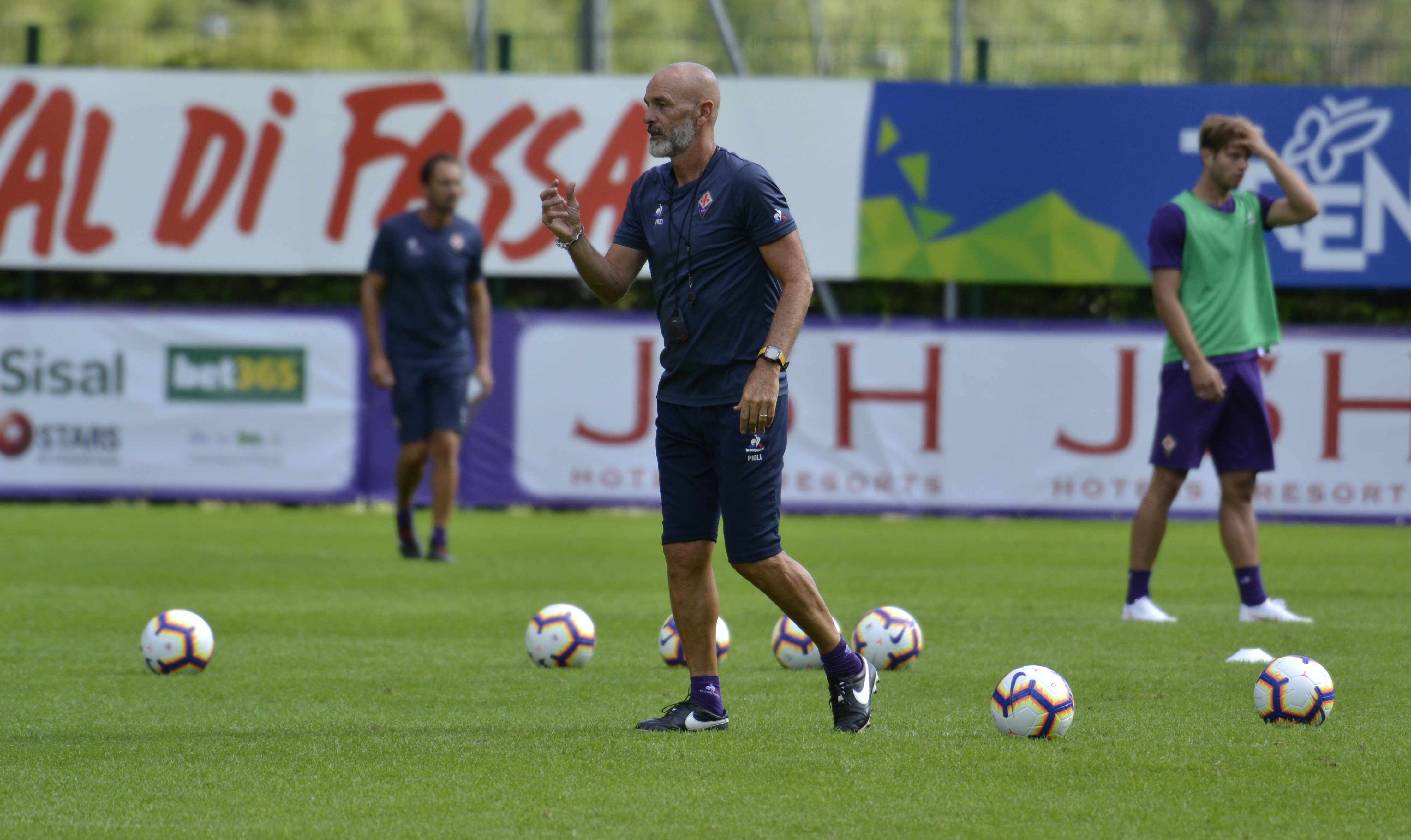 Allenamento pomeridiano Moena secondo giorno - Pioli