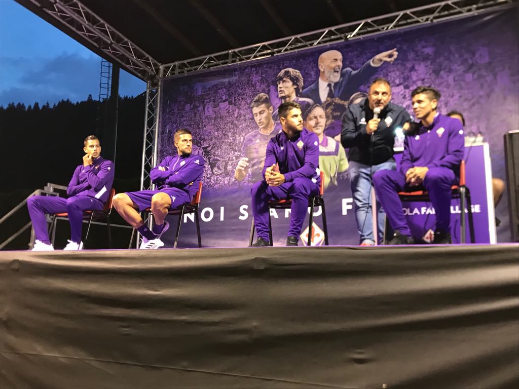Simeone, Biraghi, Hancko e Sottil sul palco del Viola Village (FOTO e VIDEO VI.IT)
