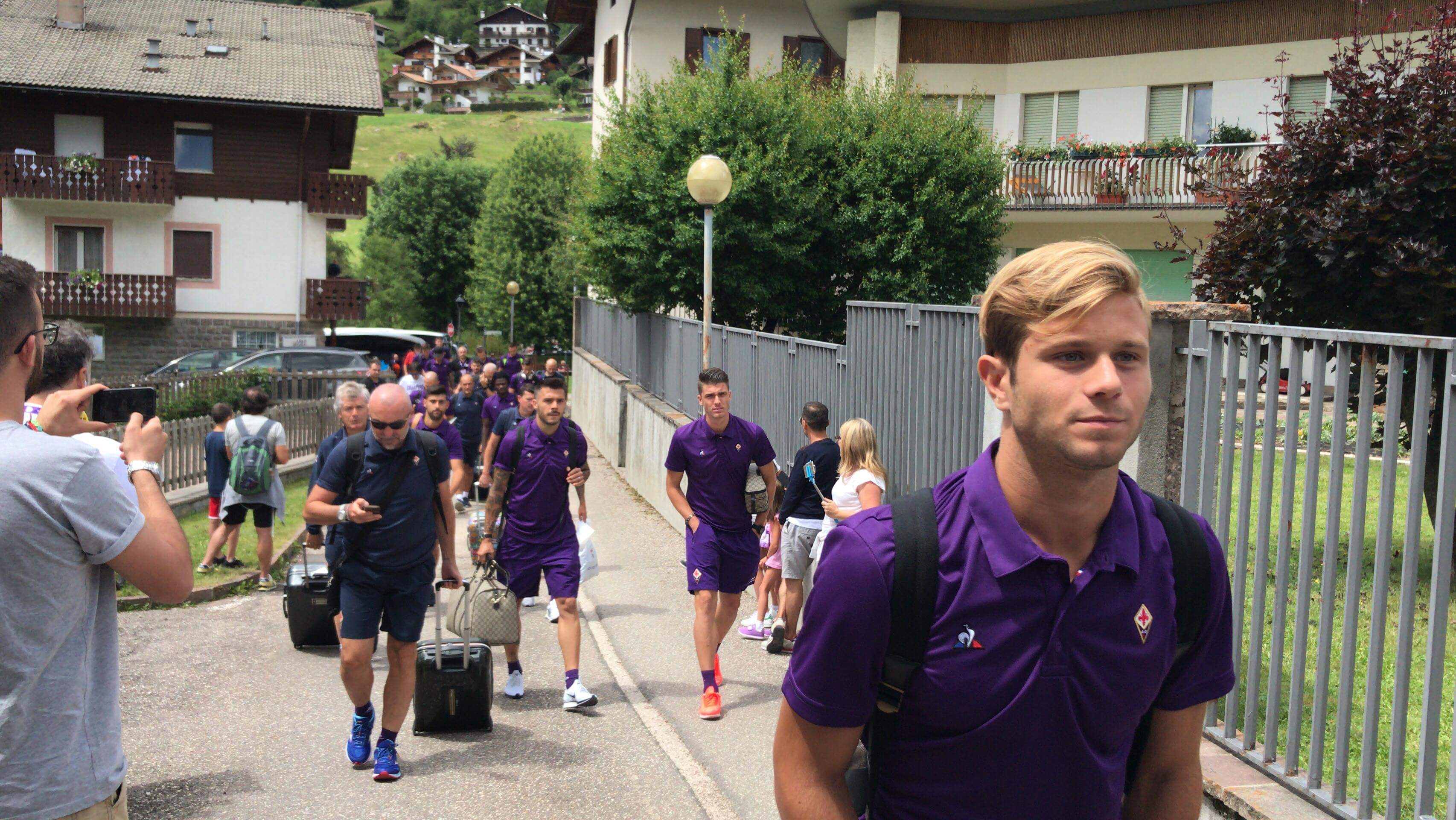 Fiorentina arrivata a Moena (FOTO/VIDEO)