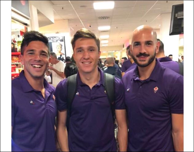 Fiorentina arrivata in Germania (FOTO)