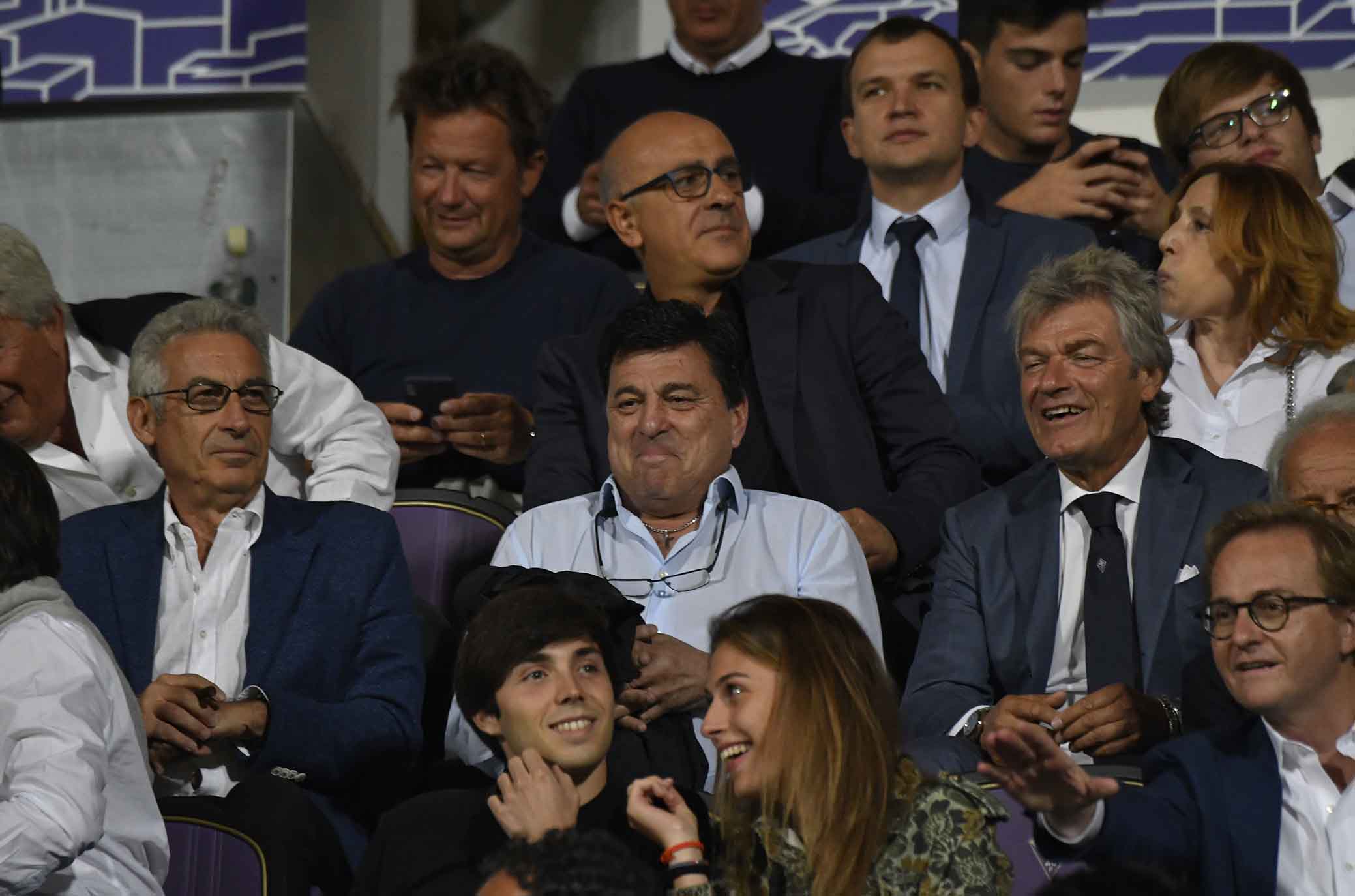 FIORENTINA-CHIEVO 26-08-2018 GIANCARLO ANTOGNONIE DANIEL PASSARELLA . GALASSI SILVANO/SILPRRESS