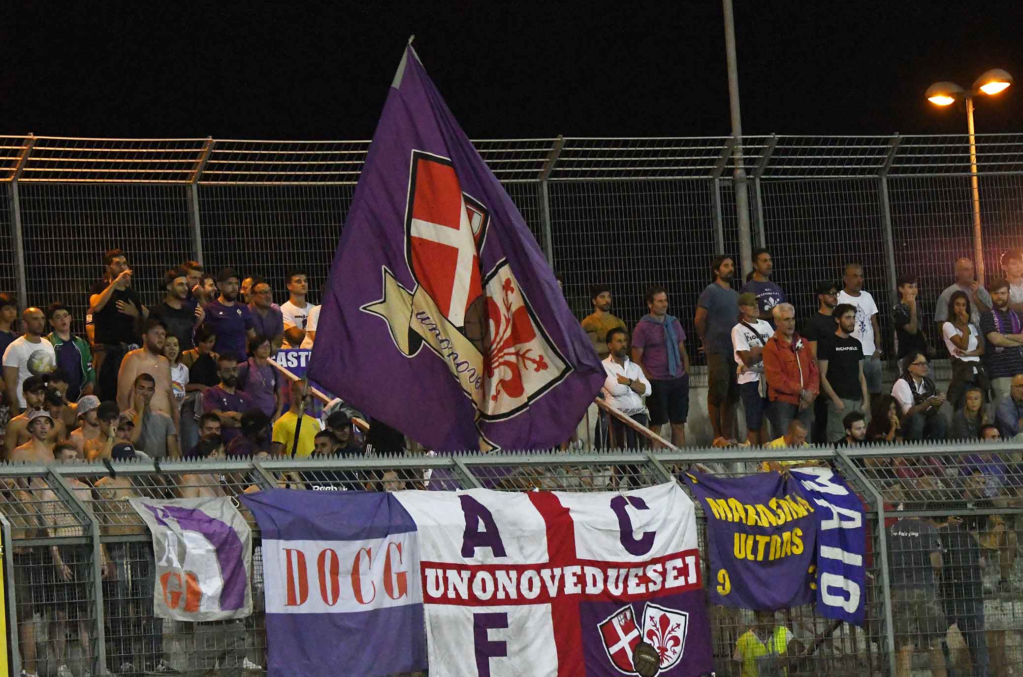 AREZZO-FIORENTINA 22-08-2018 tifosi fiorentina. GALASSI SILVANO/SILPRESS