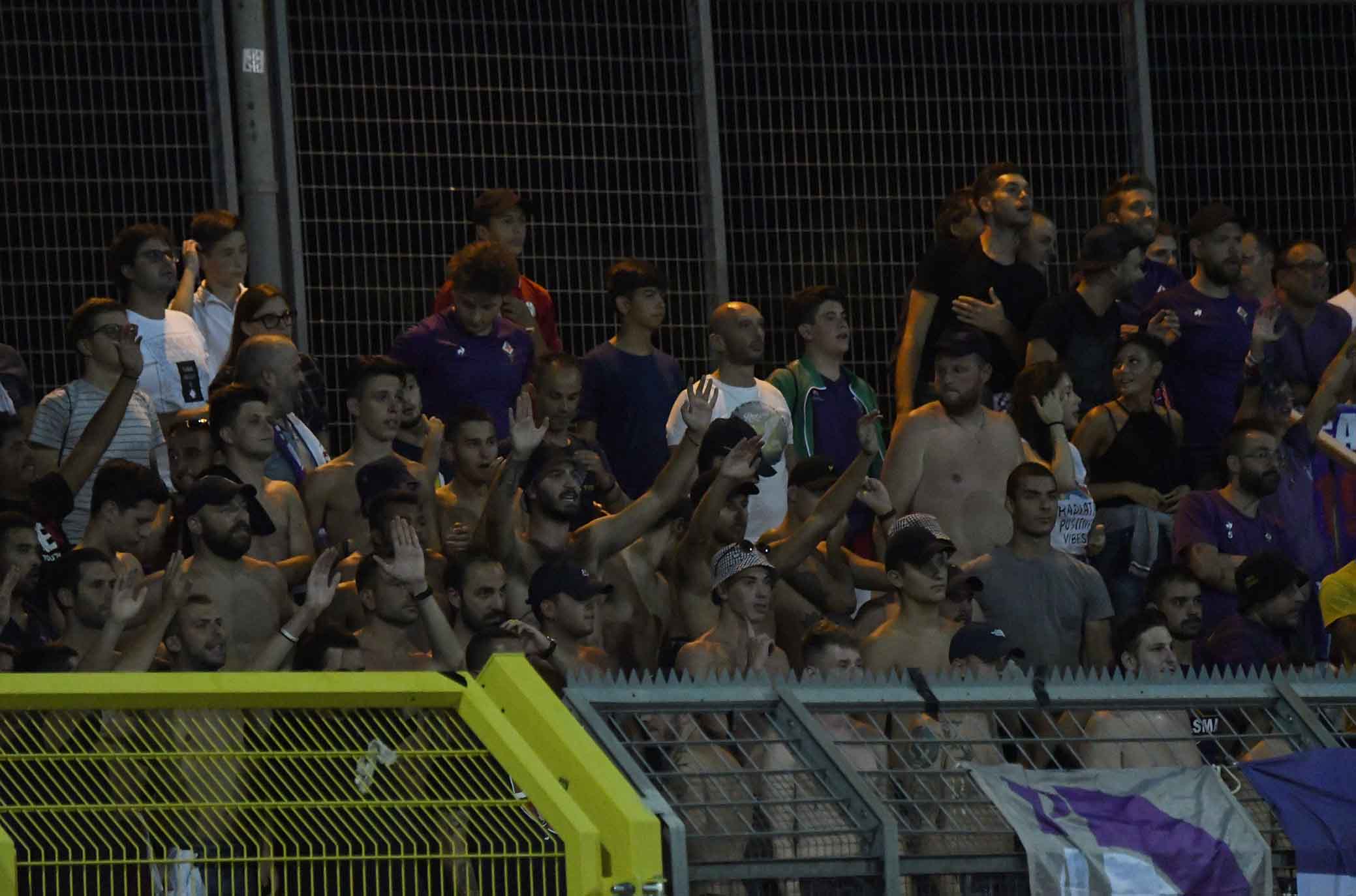 AREZZO-FIORENTINA 22-08-2018 tifosi fiorentina. GALASSI SILVANO/SILPRESS