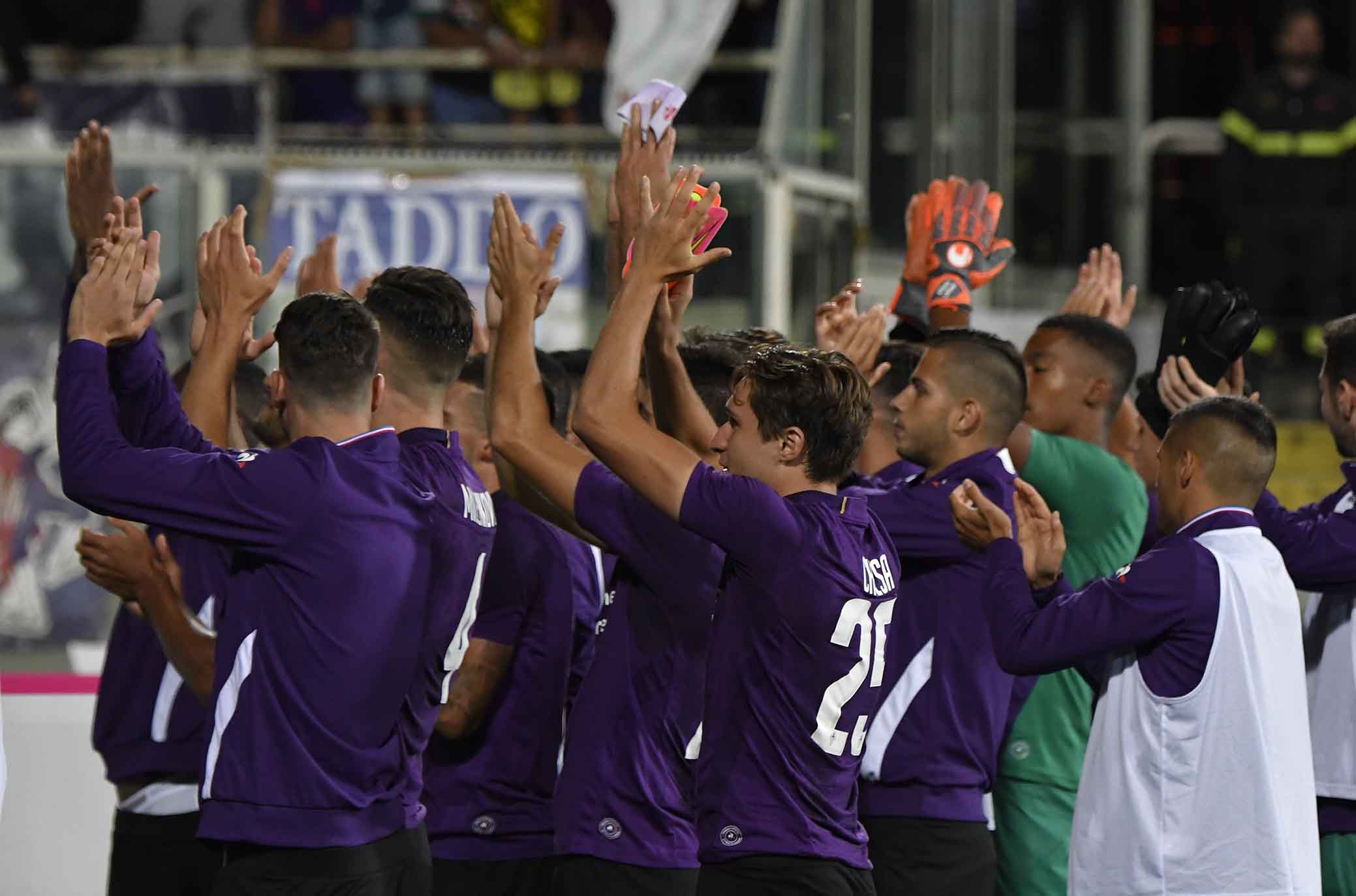 FIORENTINA-CHIEVO 26-08-2018 saluti finali . GALASSI SILVANO/SILPRESS