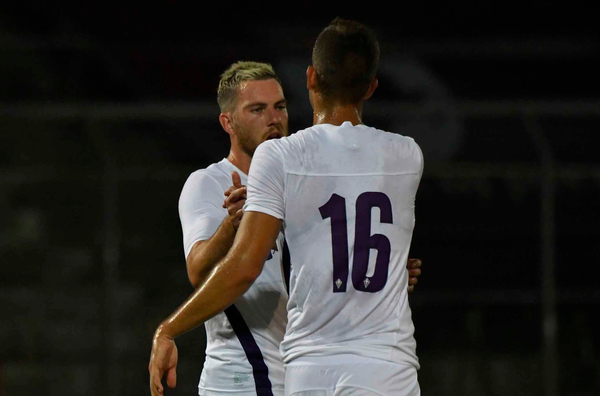 AREZZO-FIORENTINA 22-08-2018 JORDAN VERETOUT E HANKO. GALASSI SILVANO/SILPRESS