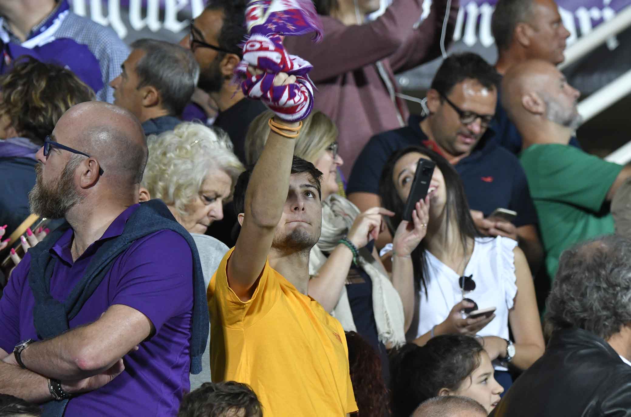 Fiorentina-Chievo Verona, le immagini dei tifosi viola