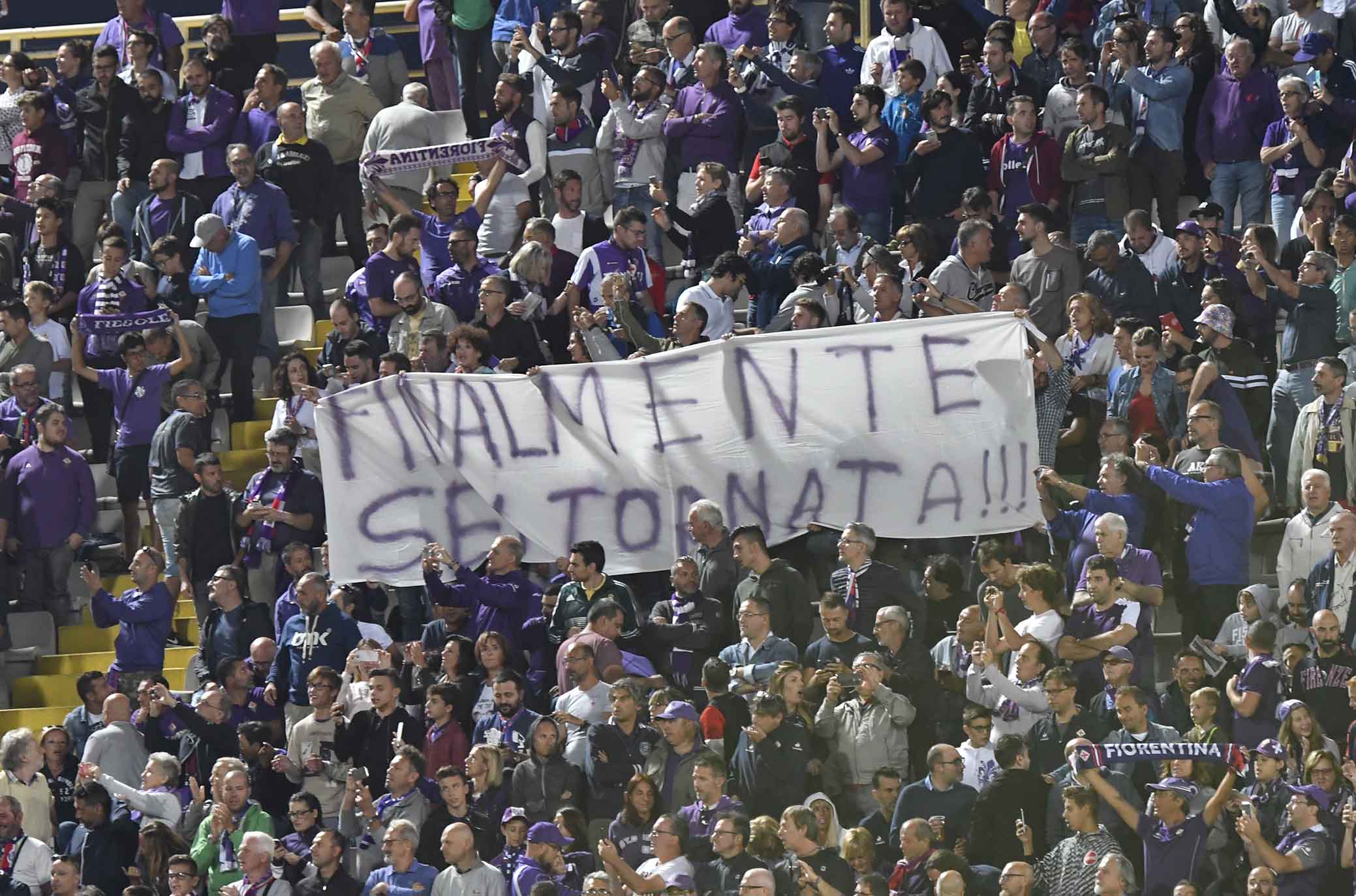 FIORENTINA-CHIEVO 26-08-2018 STRISCIONE. GALASSI SILVANO/SILPRRESS