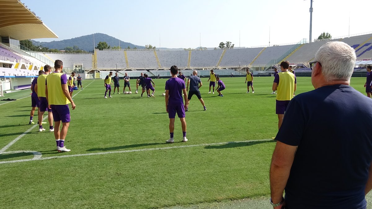 Fiorentina, seduta tattica al Franchi. Pjaca-Mirallas in gruppo. Domani conferenza Pioli
