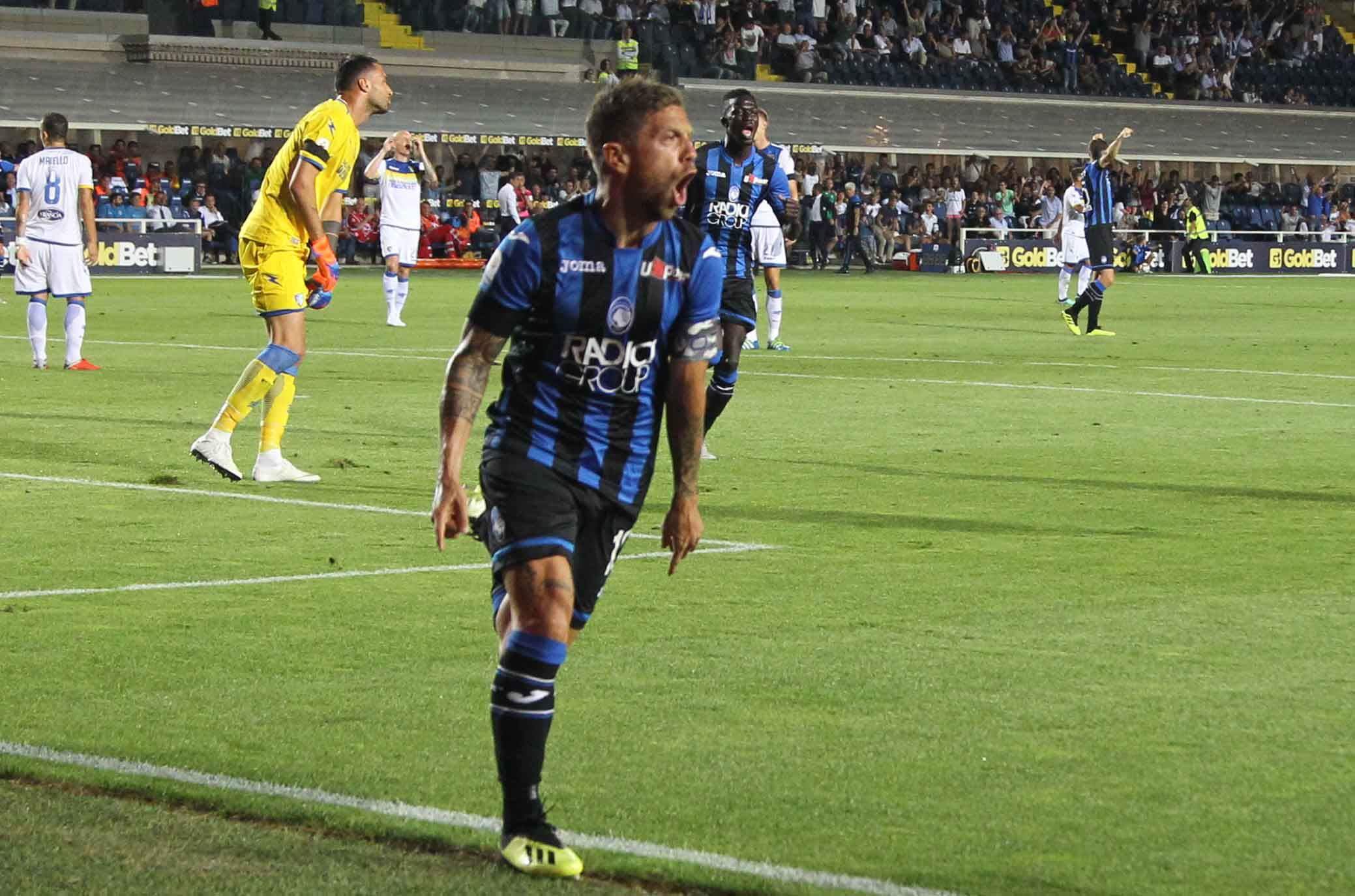 Serie A 1a giornata, l'Atalanta travolge il Frosinone 4-0 nel posticipo