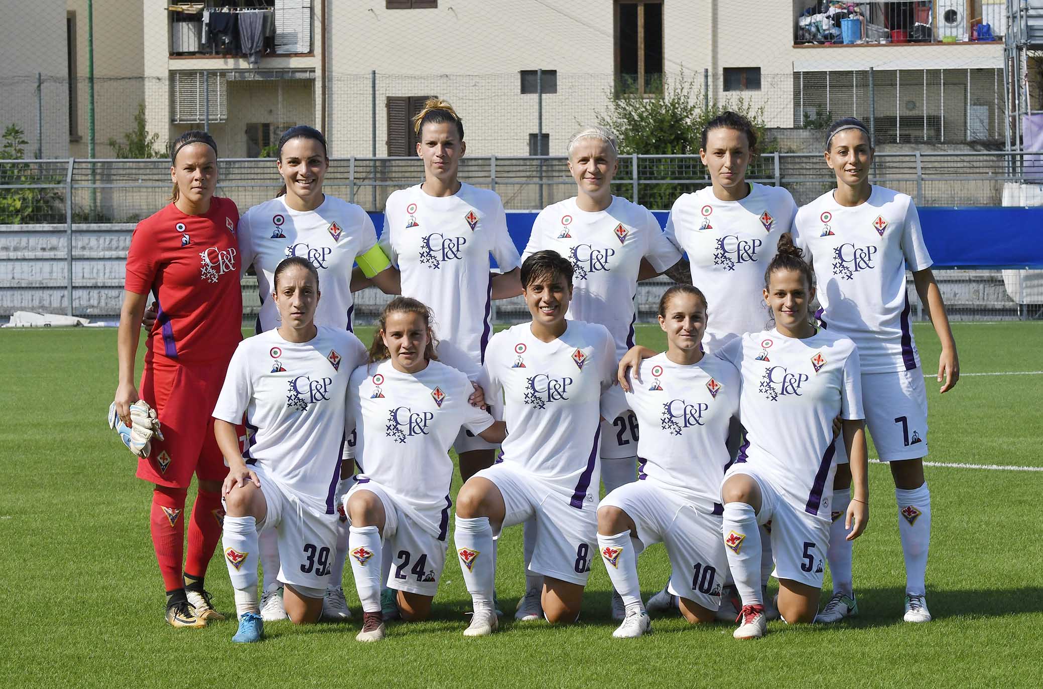 FIORENTINA WOMEN'S-ATALANTA MOZZANICA 21-09-2108. SQUADRA FIORENTINA WOMAN'S. GALASSI SILVANO/SILPRESS
