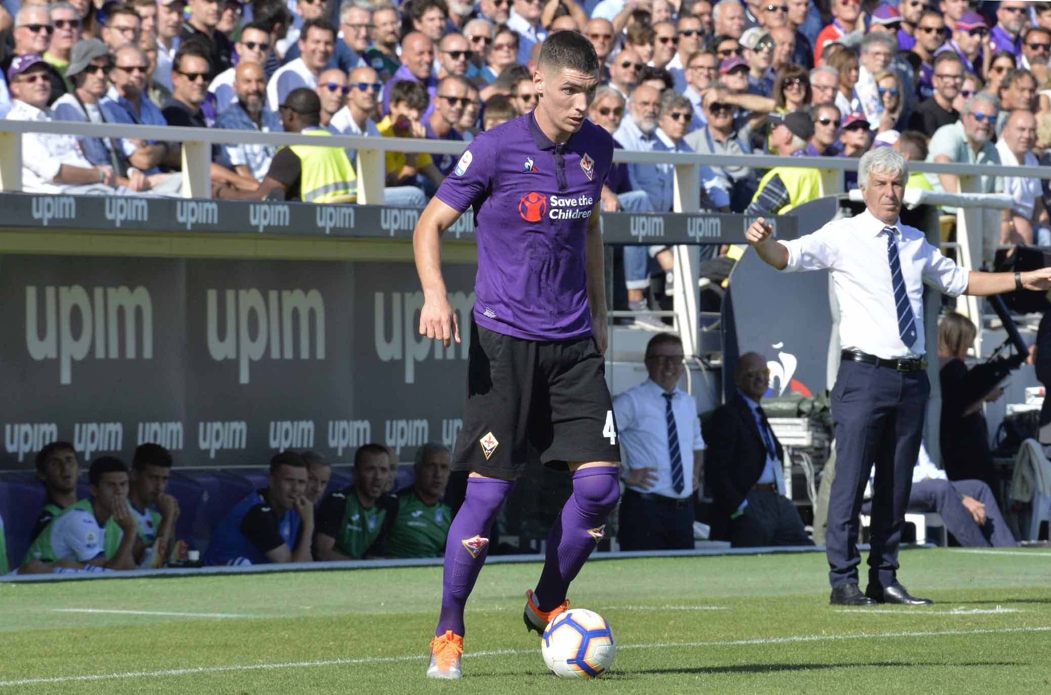 FIORENTINA-ATALANTA 30-09-2018. MILENKOVIC. GALASSI SILVANO/SILPRESS