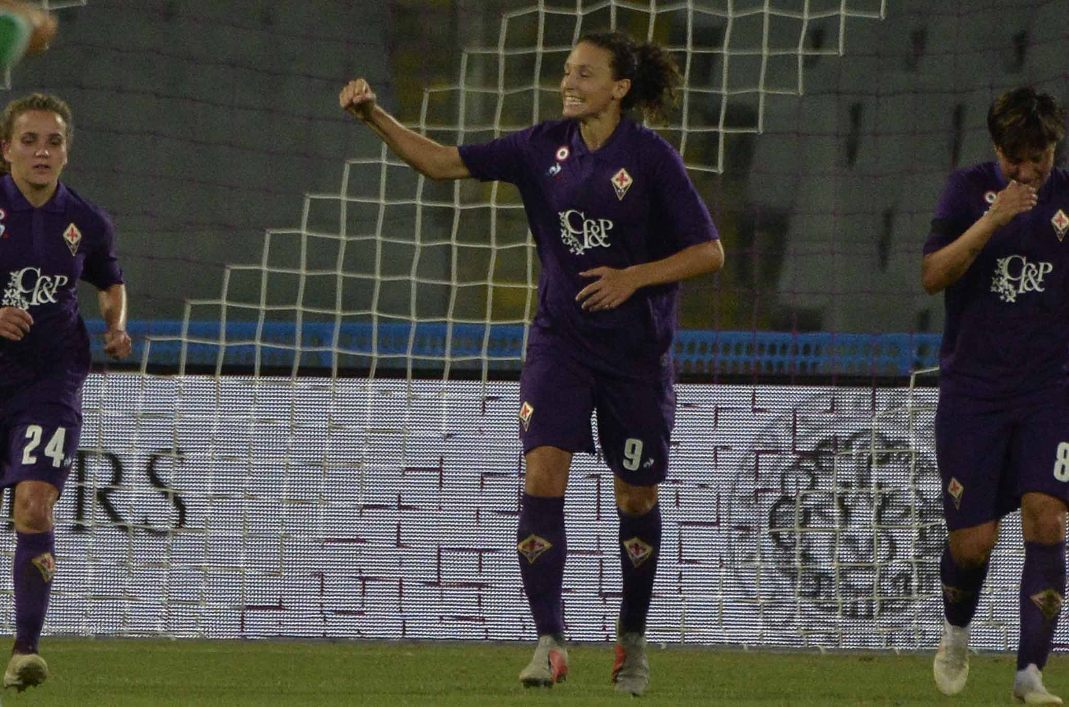 FIORENTINA WOMEN'S-FORTUNA HJORRING. 12-09-2018. ESULTAZA DI ILARIA MAURO. GALASSI SILVANO/SILPRESS