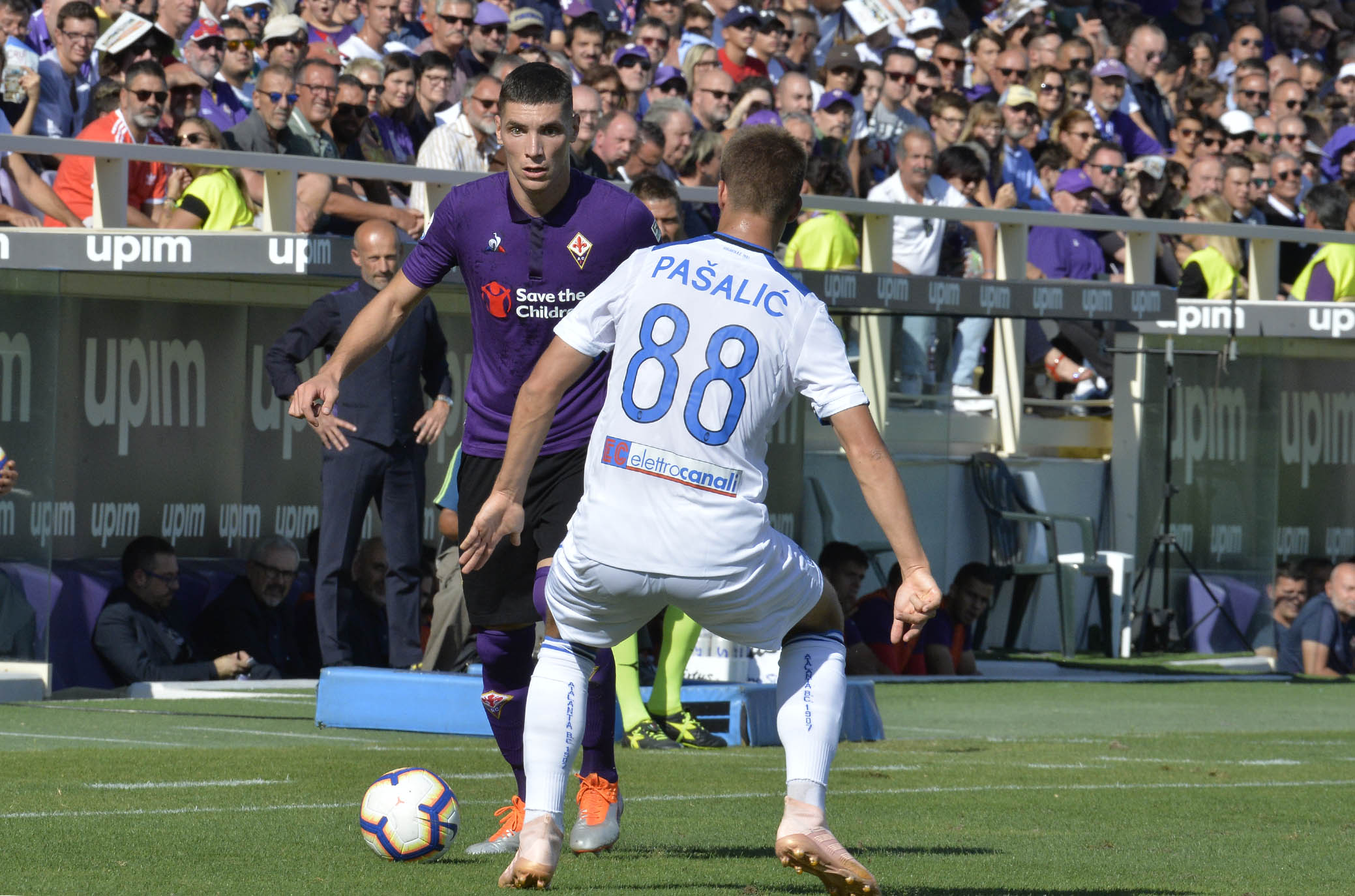FIORENTINA-ATALANTA 30-09-2018. MILENKOVIC. GALASSI SILVANO/SILPRESS