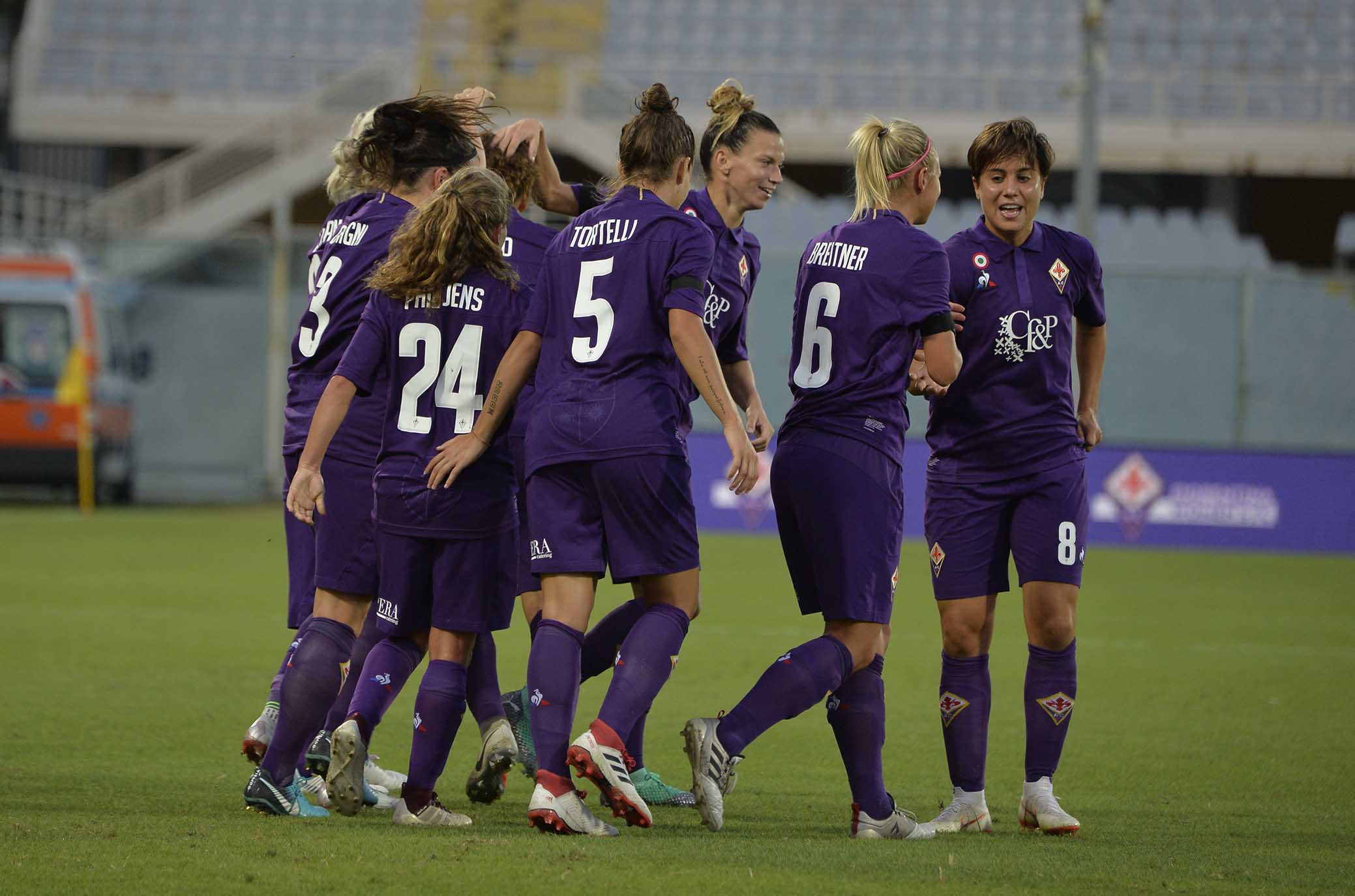 FIORENTINA WOMEN'S-FORTUNA HJORRING. 12-09-2018. ESULTANZA DI ILARIA MAURO. GALASSI SILVANO/SILPRESS