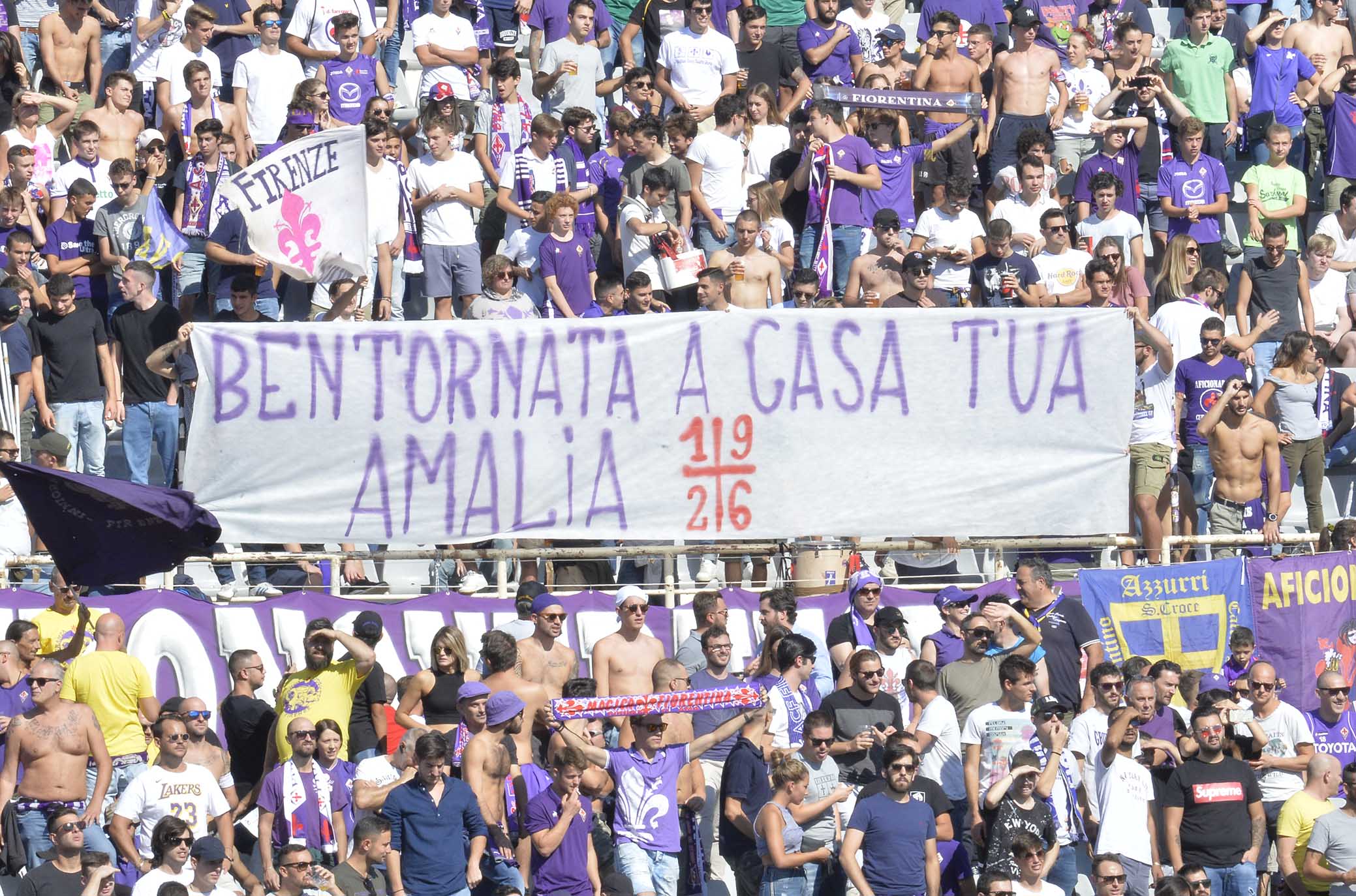 FIORENTINA-ATALANTA 30-09-2018. TIFOSI. GALASSI SILVANO/SILPRESS