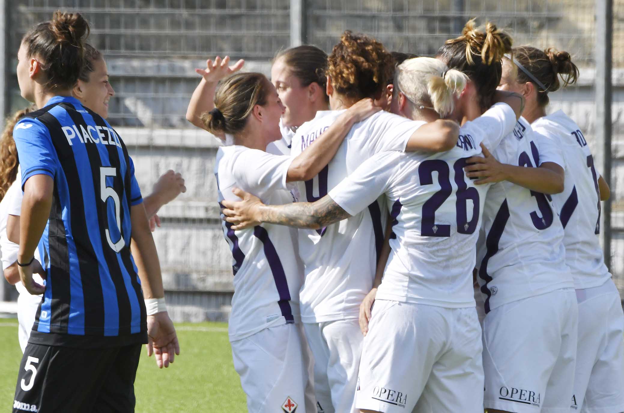 FIORENTINA WOMEN'S-ATALANTA MOZZANICA 21-09-2108. ESULTANZA DI ALIA GUAGNI. GALASSI SILVANO/SILPRESS