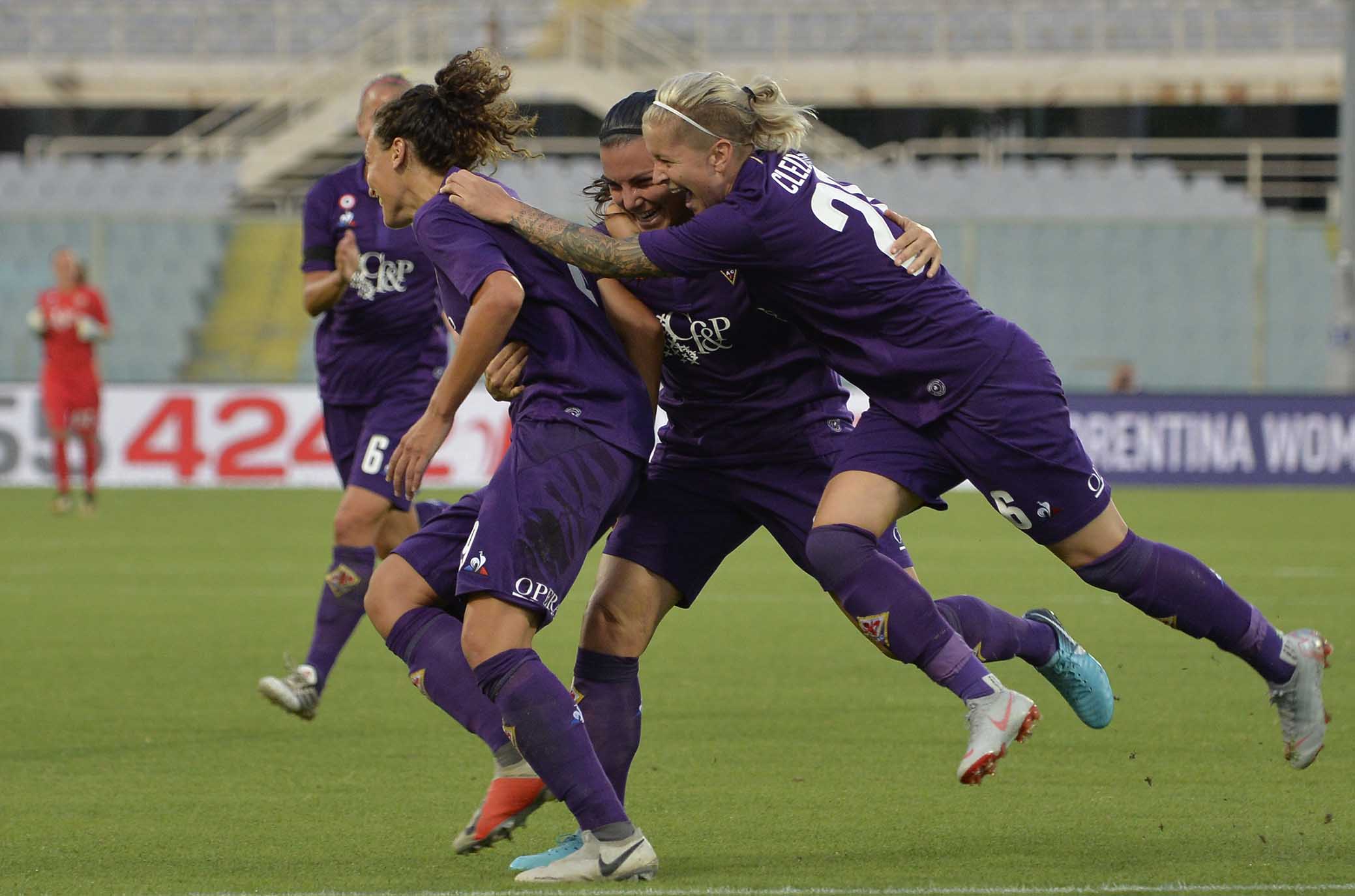 FIORENTINA WOMEN'S-FORTUNA HJORRING. 12-09-2018. ESULTANZA DI ILARIA MAURO. GALASSI SILVANO/SILPRESS