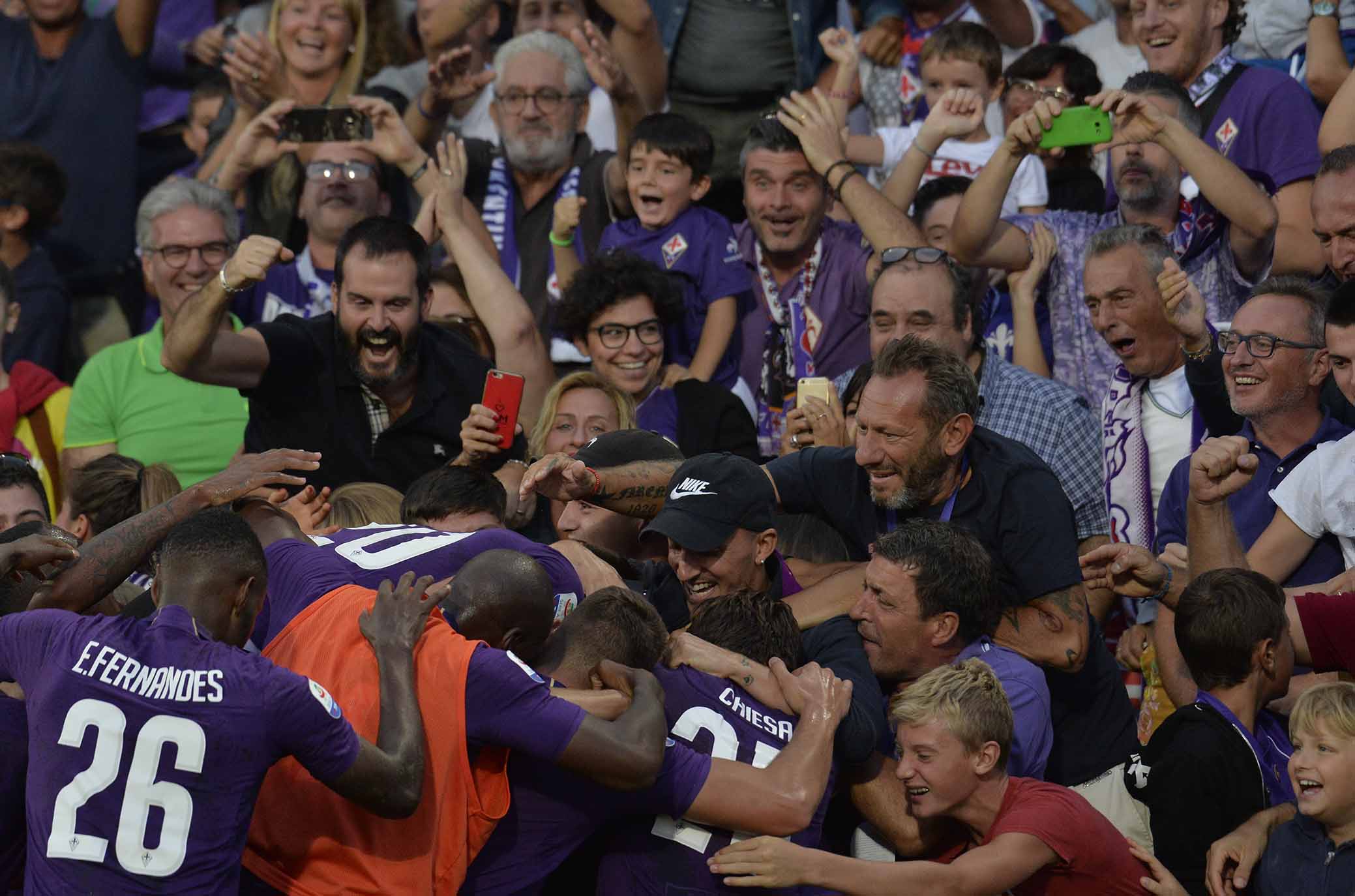 FIORENTINA-UDINESE ESULTANZA DI MARCO BENASSI. GALASSI SILVANO/SILPRESS
